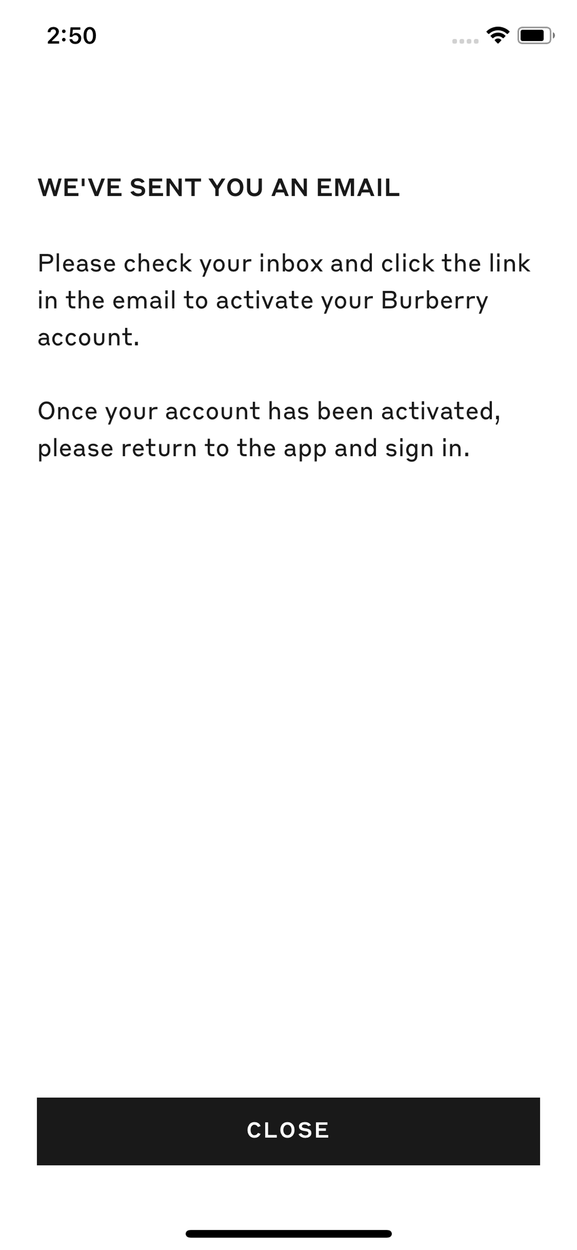 Burberry iOS Shopping interface screenshot 9