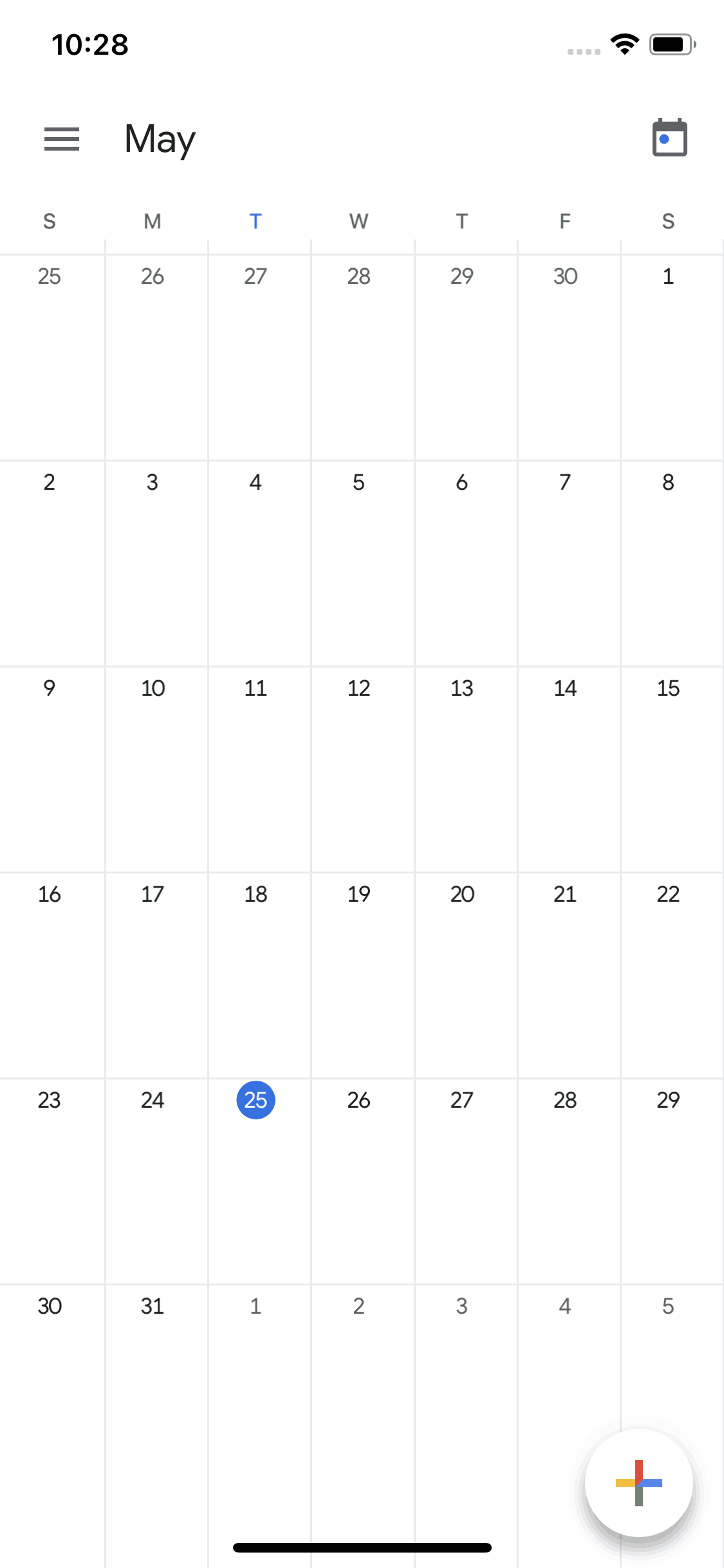 Google Calendar iOS Productivity interface screenshot 11