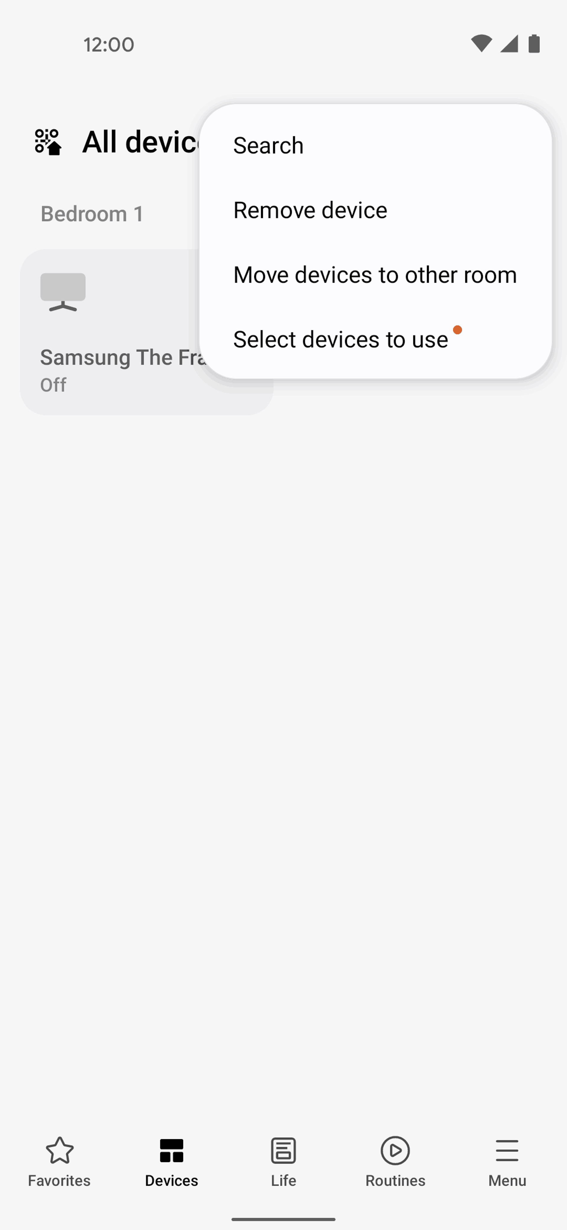 SmartThings Android Productivity interface screenshot 6