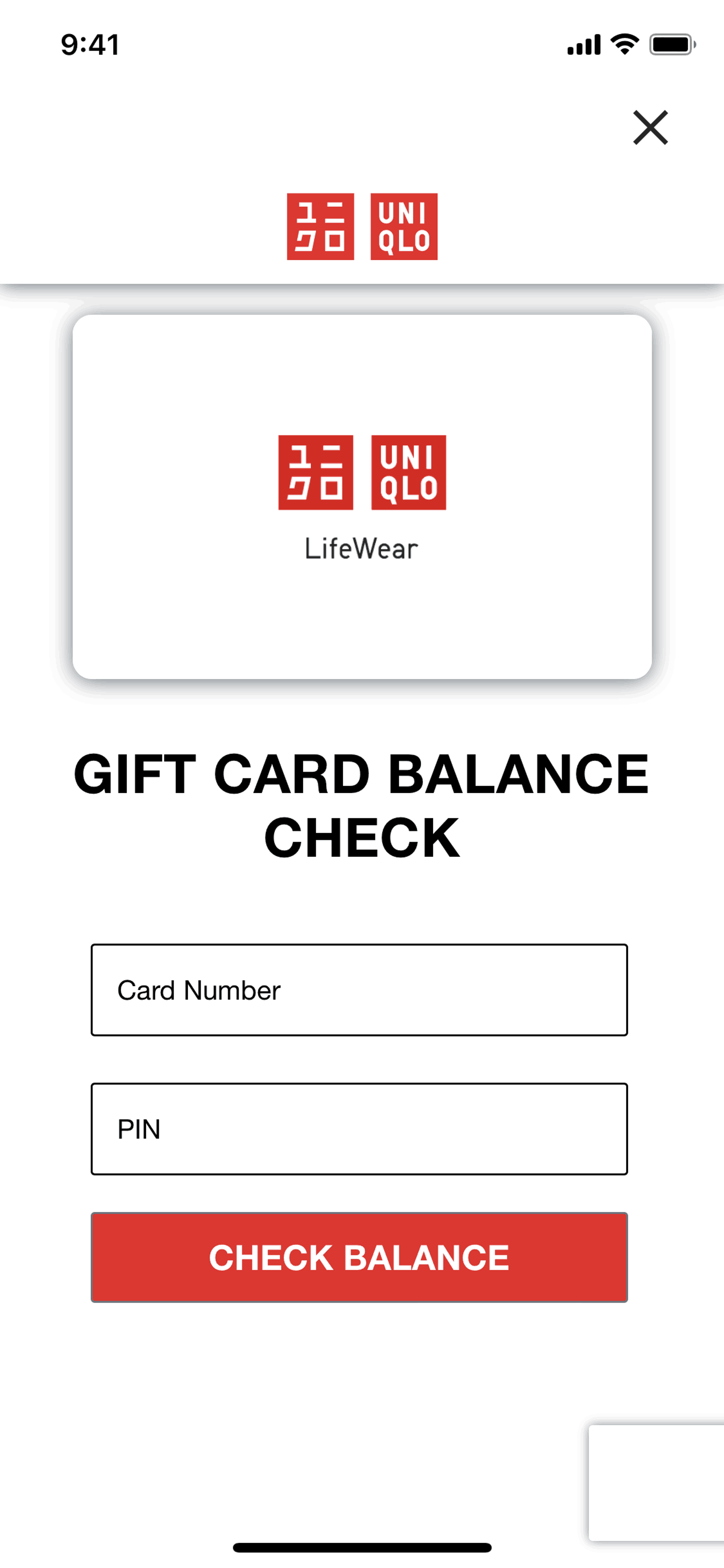 UNIQLO iOS Shopping interface screenshot 24