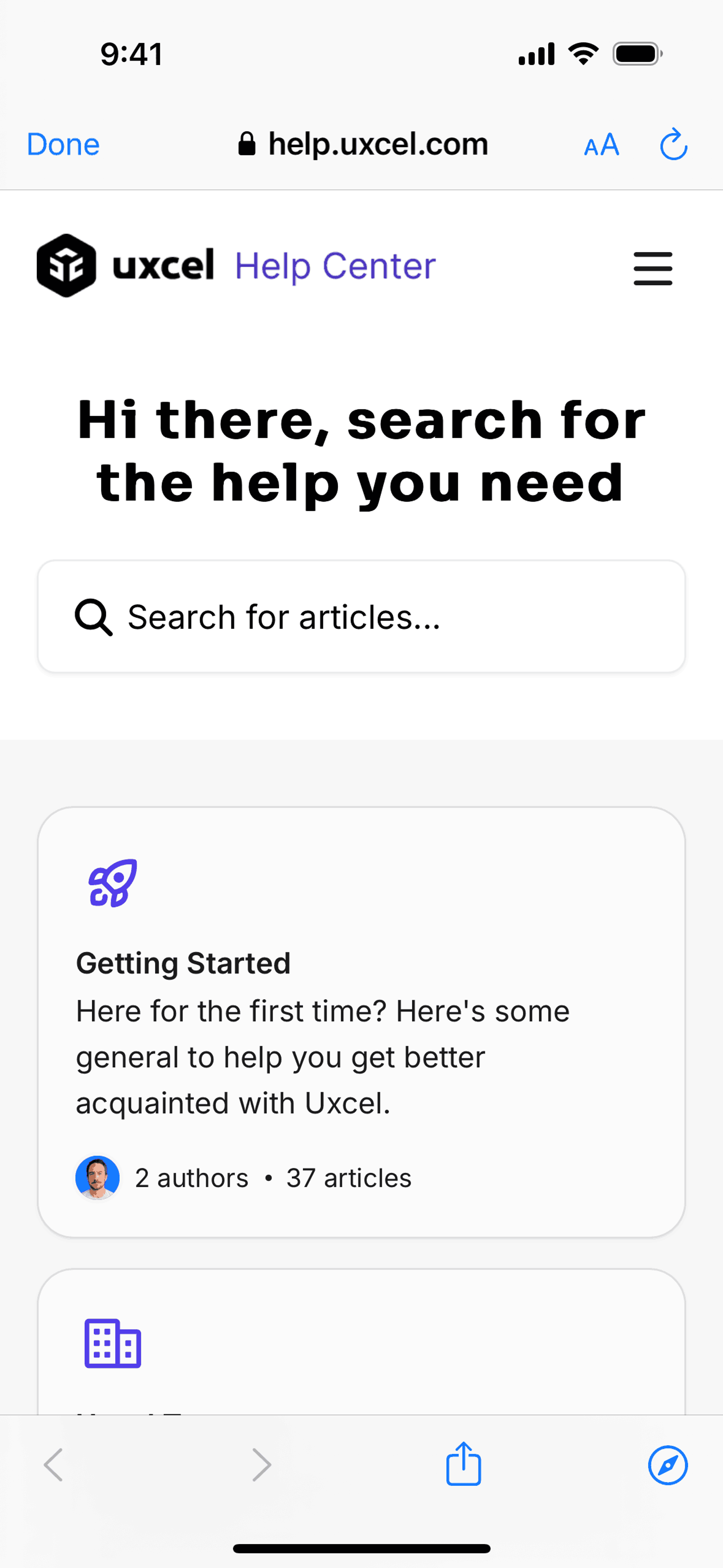 Uxcel Go iOS Education interface screenshot 3
