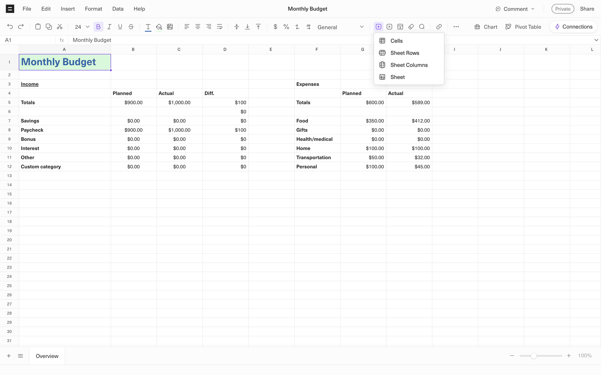 Equals Web Business interface screenshot 18