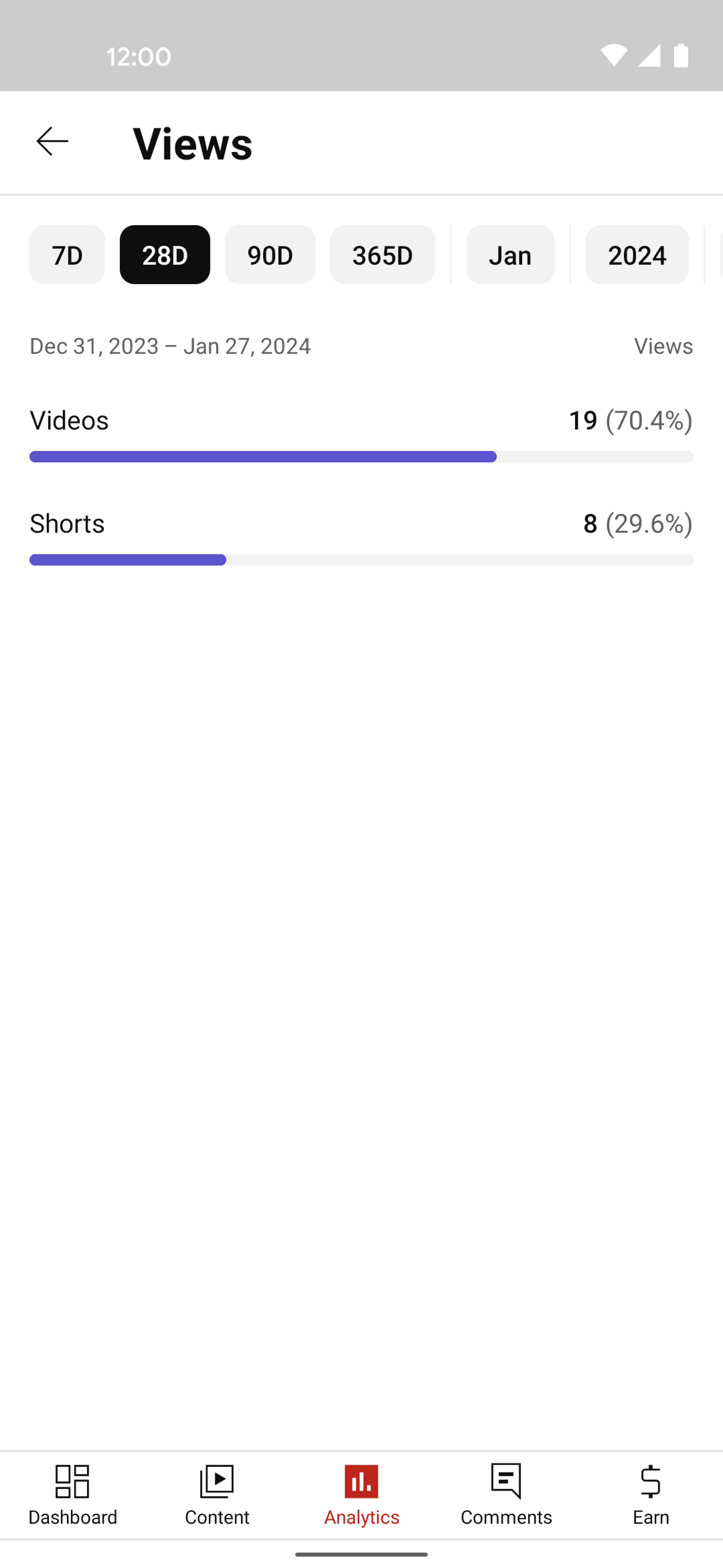 YouTube Studio Android Photo & Video interface screenshot 7