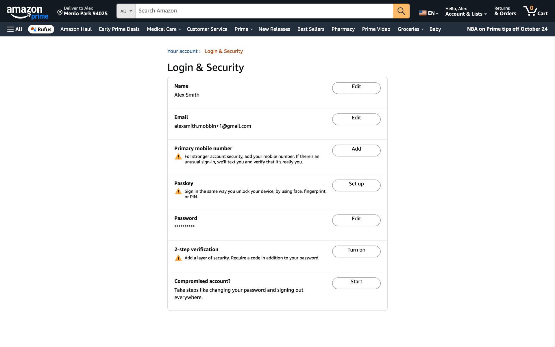 Amazon Web Shopping interface screenshot 9