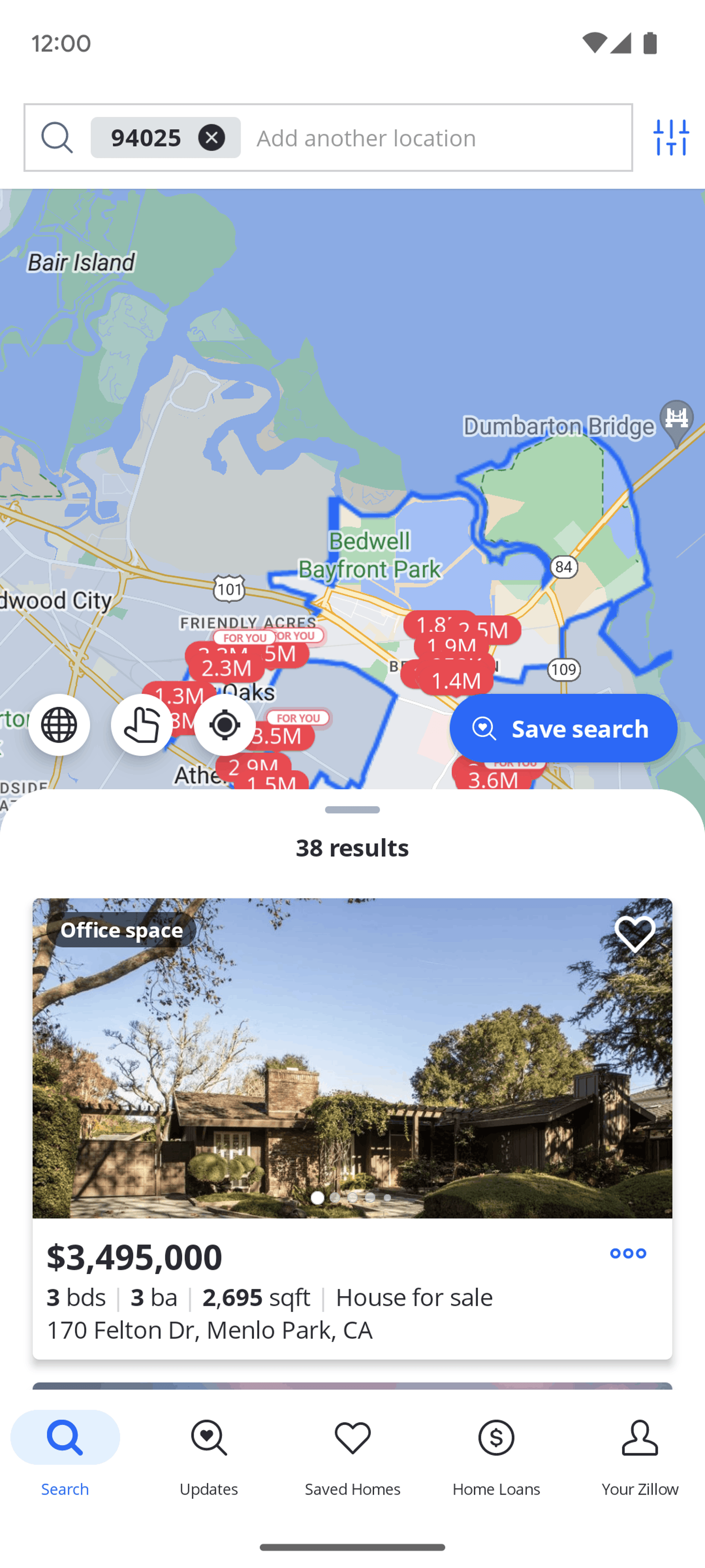 Zillow Android Real Estate interface screenshot 4