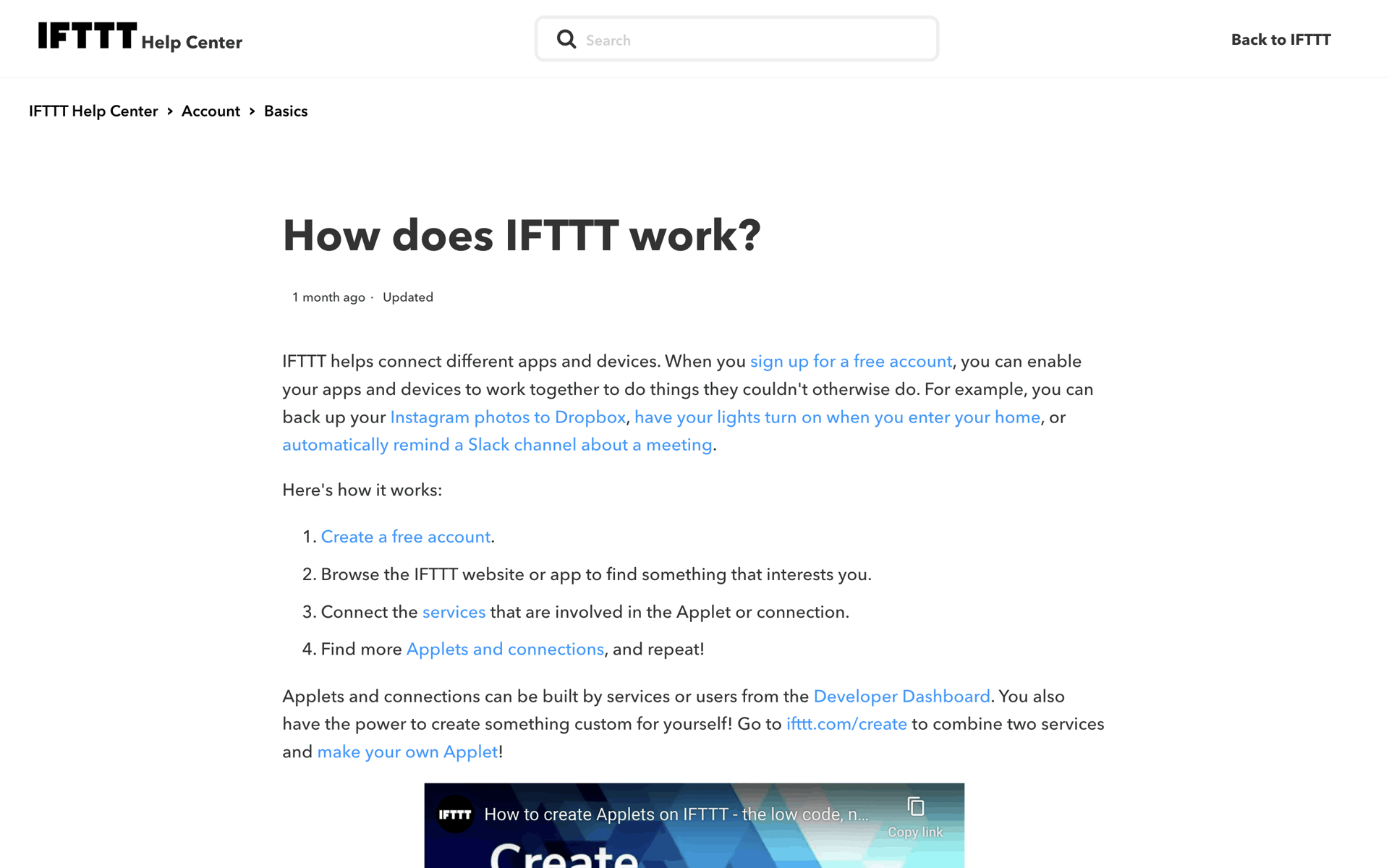 IFTTT Web Productivity interface screenshot 23