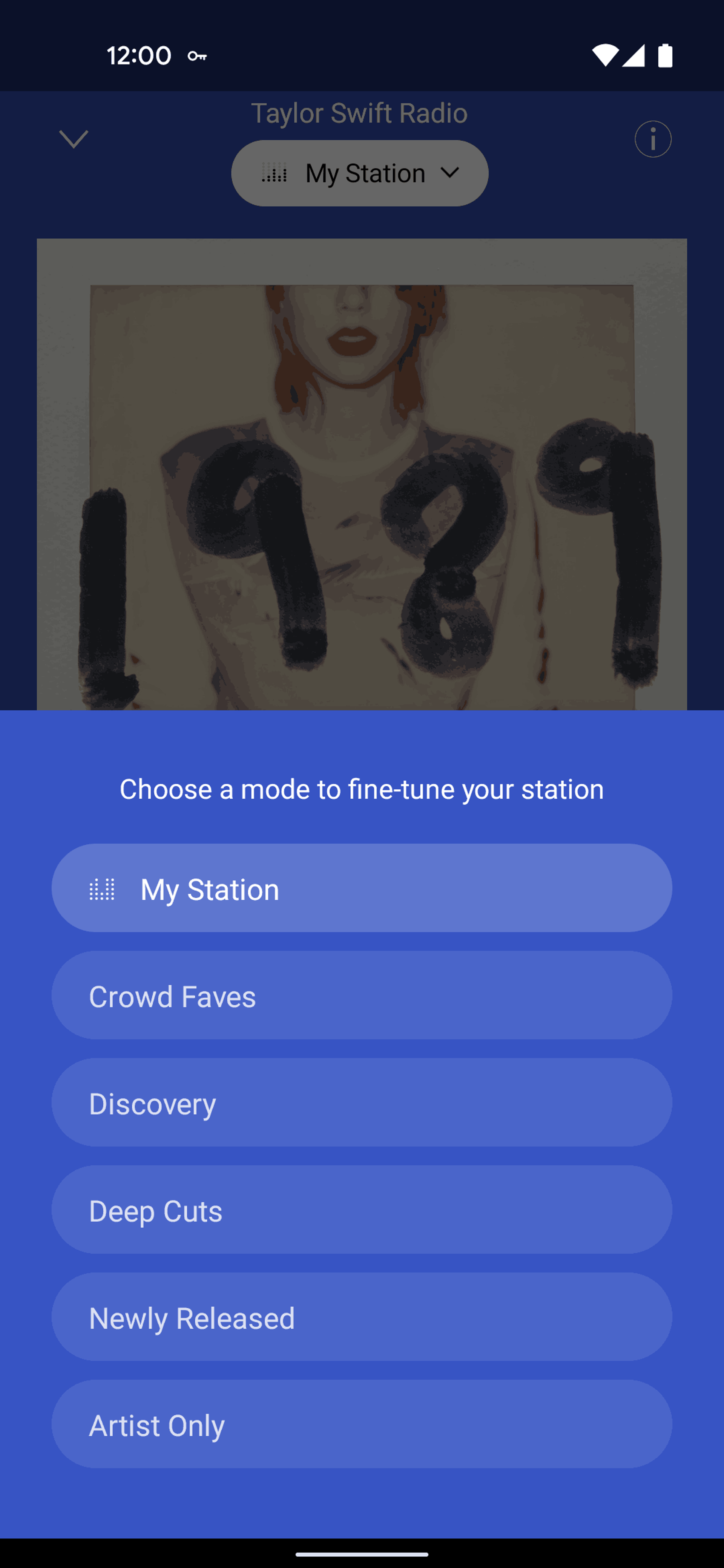 Pandora Android Music & Audio interface screenshot 13
