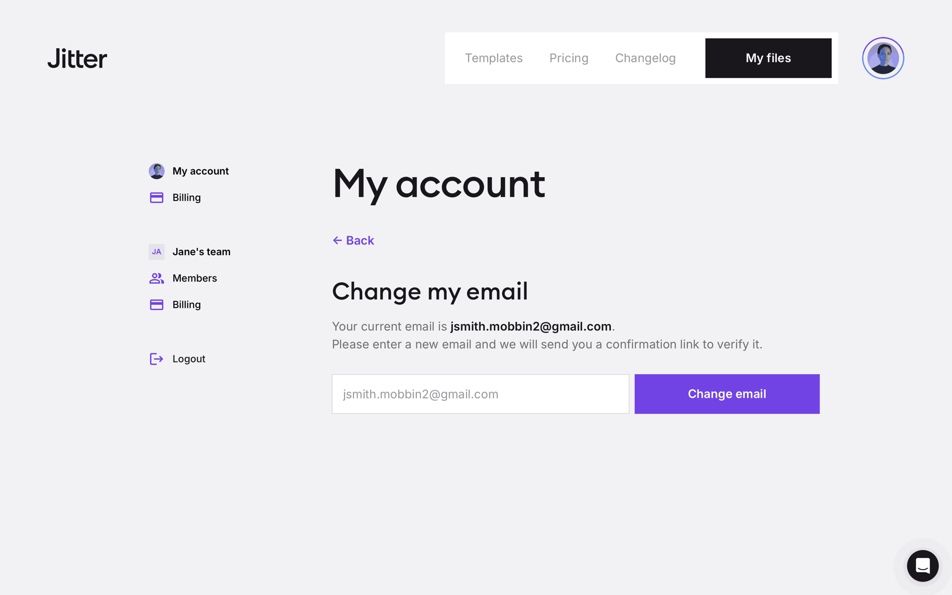 Jitter Web Graphics & Design interface screenshot 18