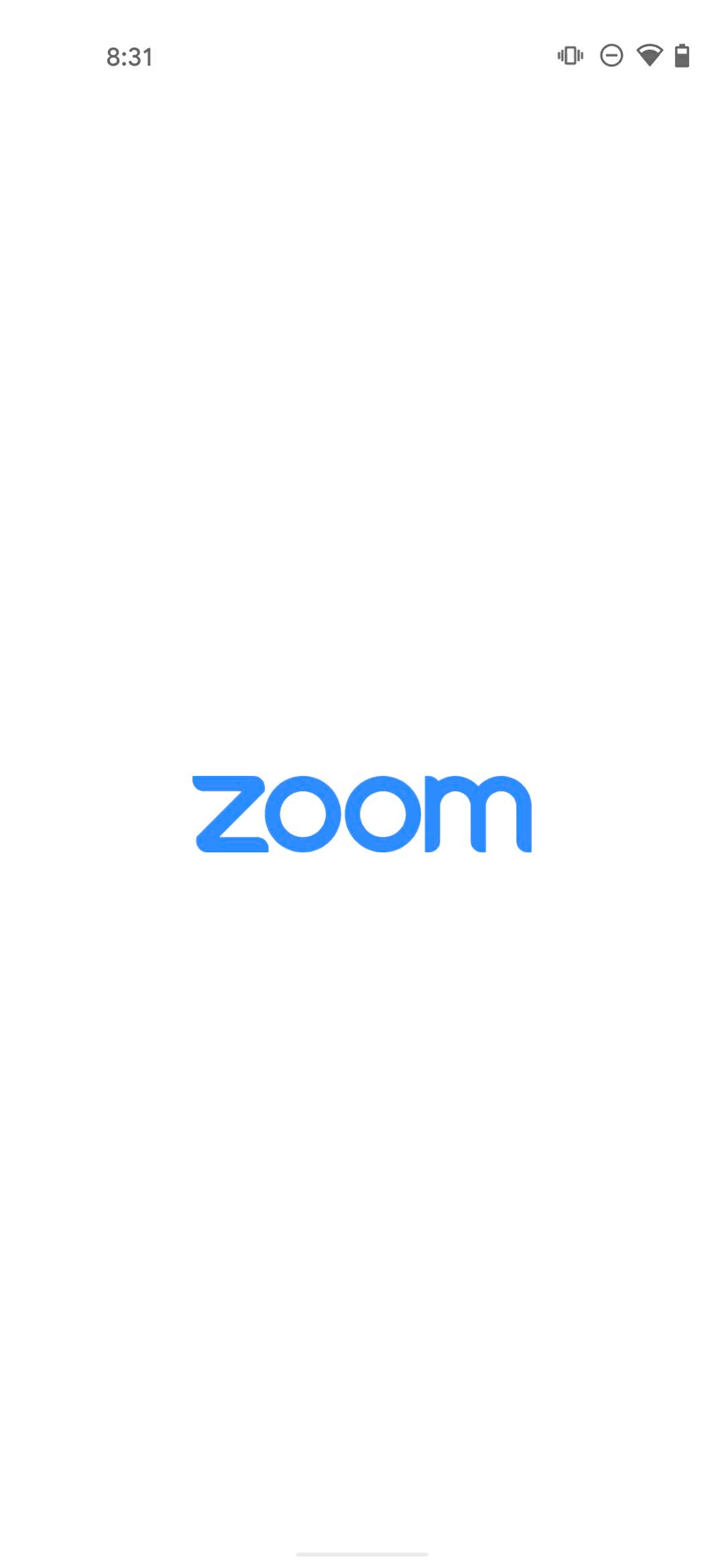 Zoom Android Business interface screenshot 1