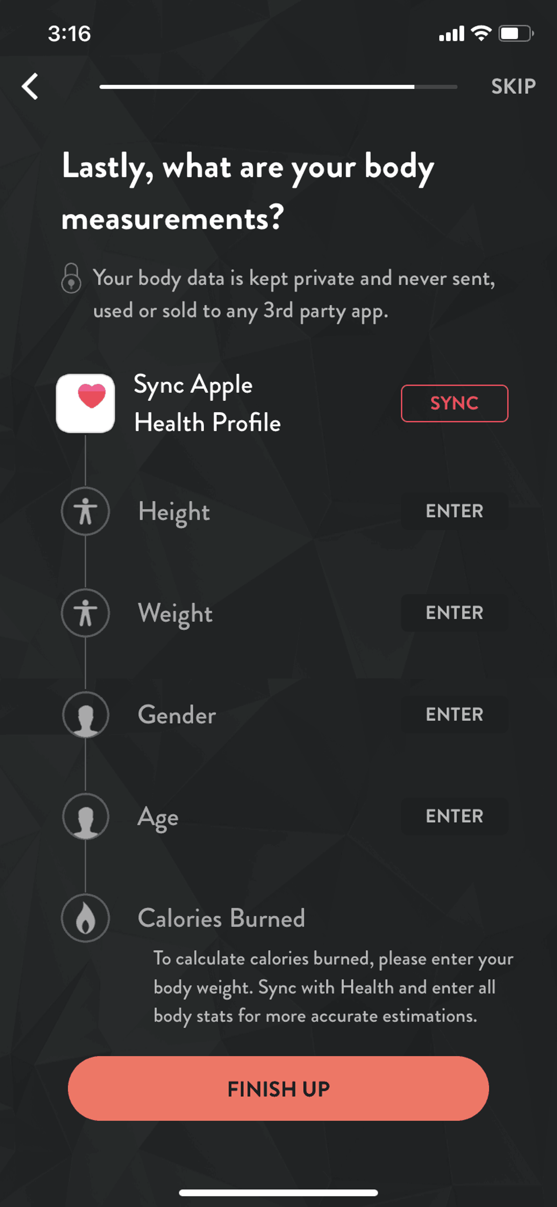 Fitbod iOS Health & Fitness interface screenshot 15