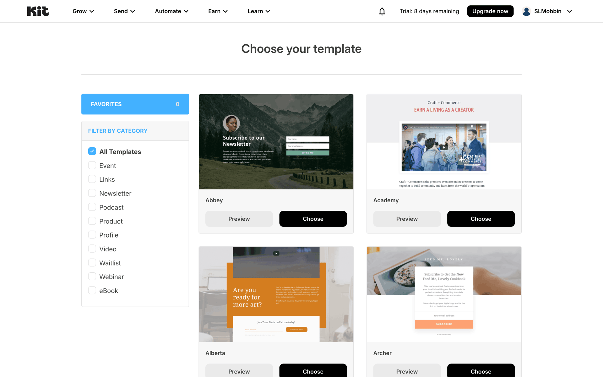 Kit Web Business interface screenshot 7