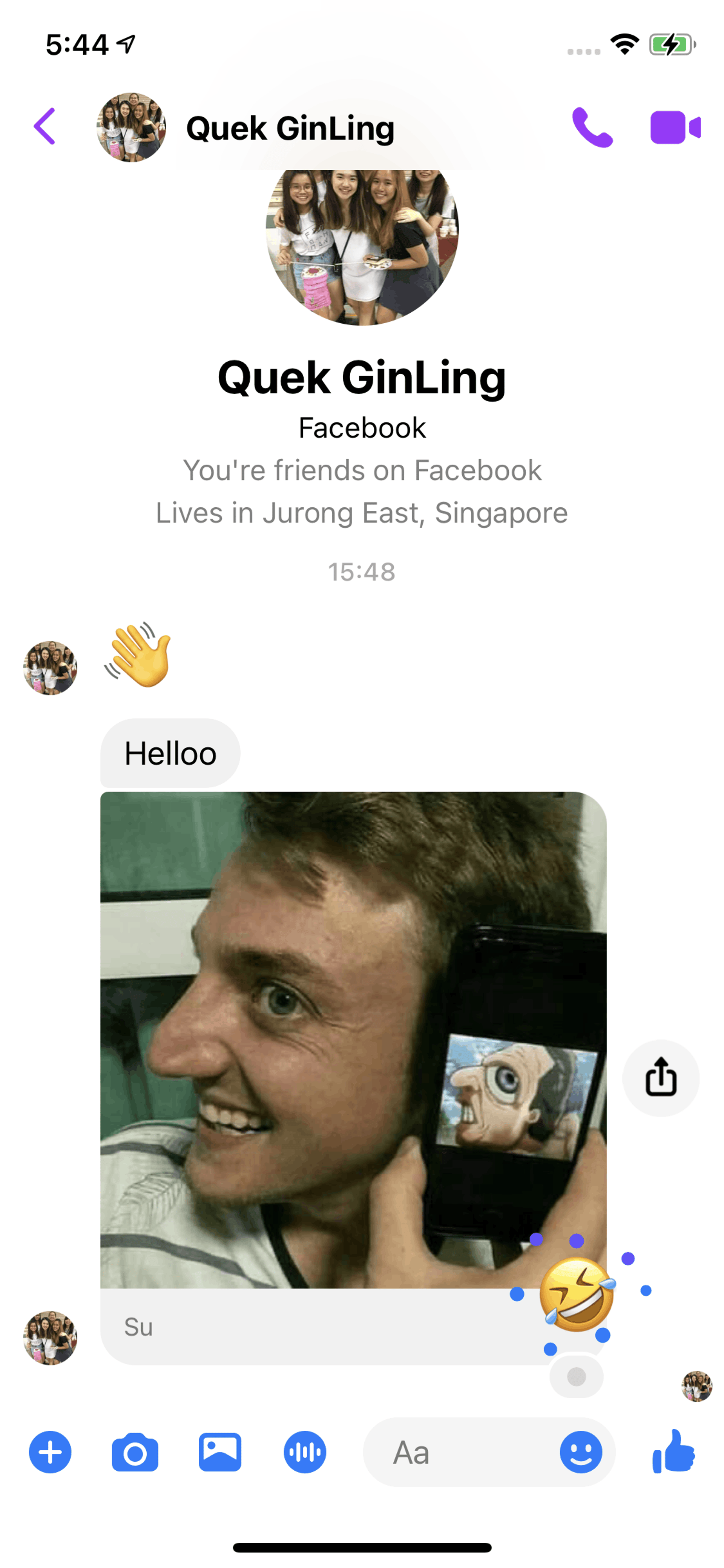 Messenger iOS Social Networking interface screenshot 15