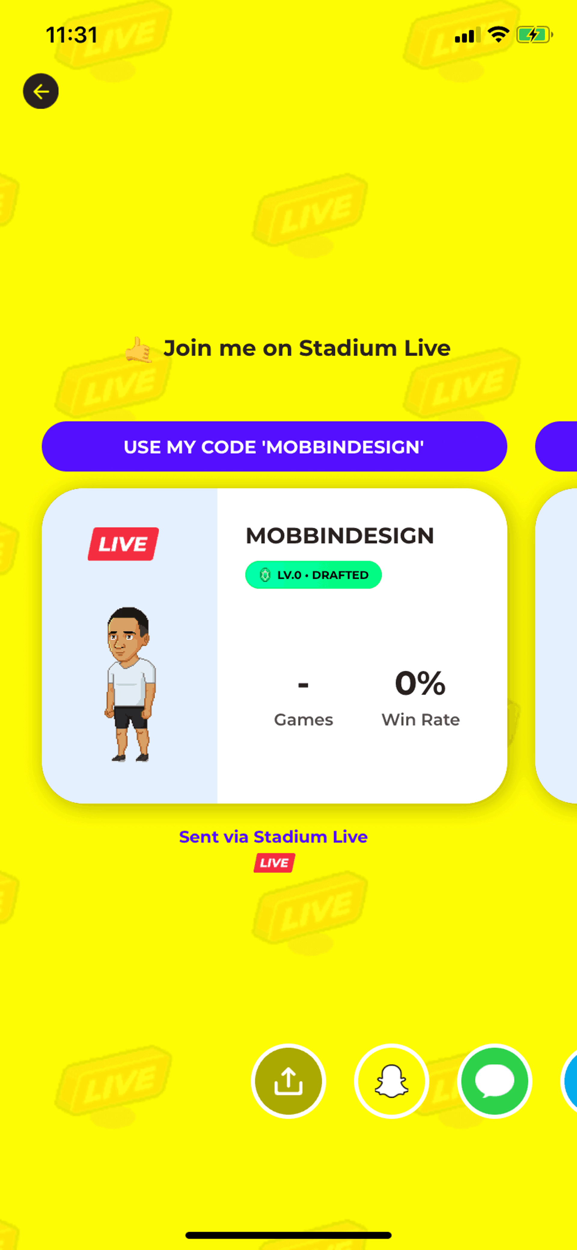 Stadium Live iOS Sports interface screenshot 19