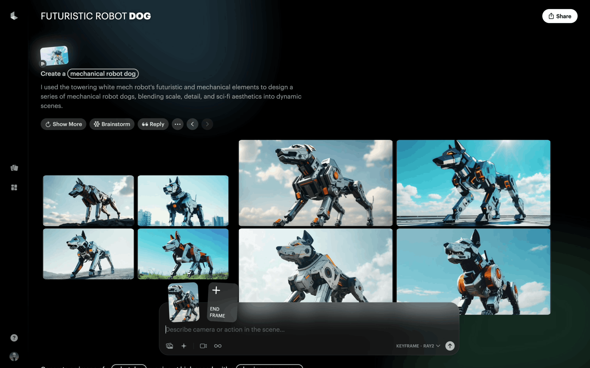 Luma AI Web Photo & Video interface screenshot 18