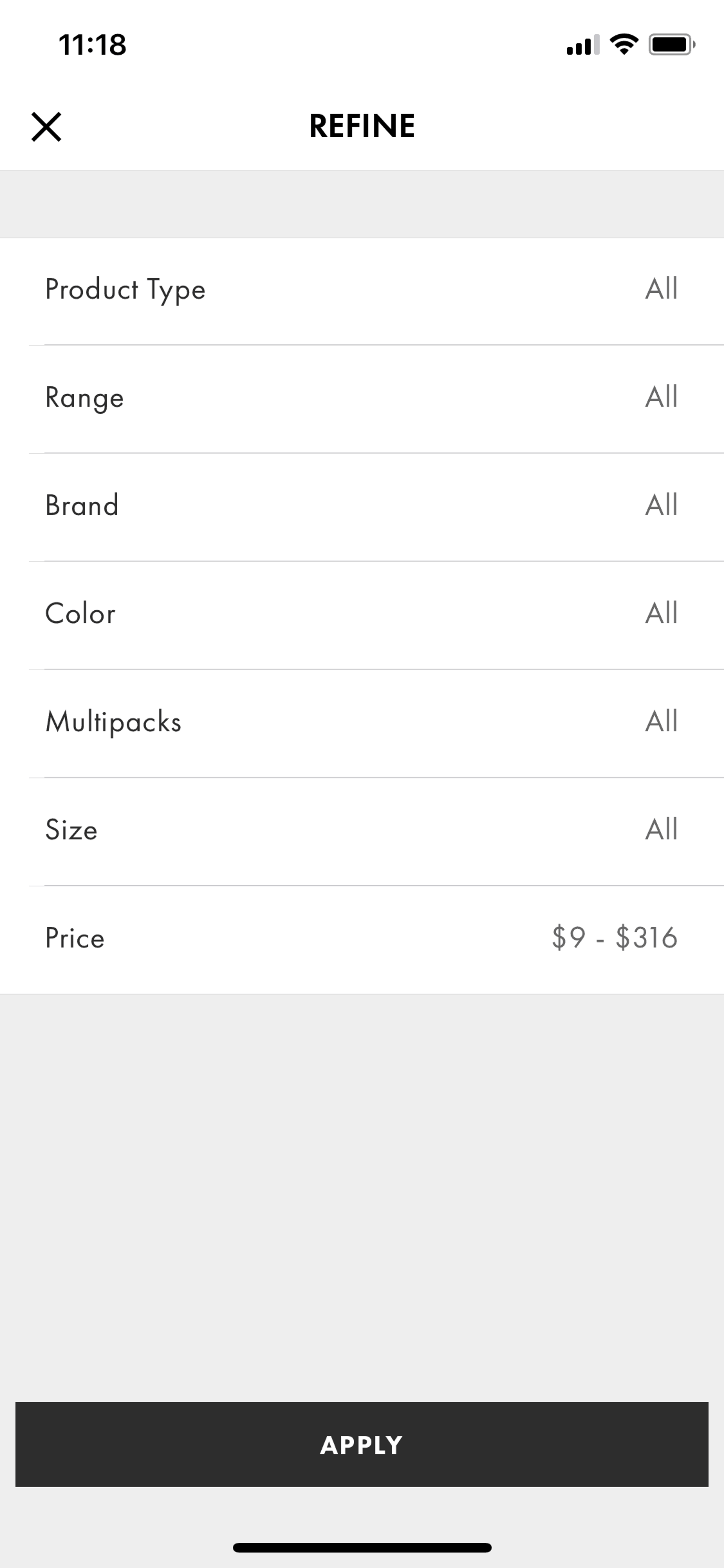 ASOS iOS Shopping interface screenshot 11