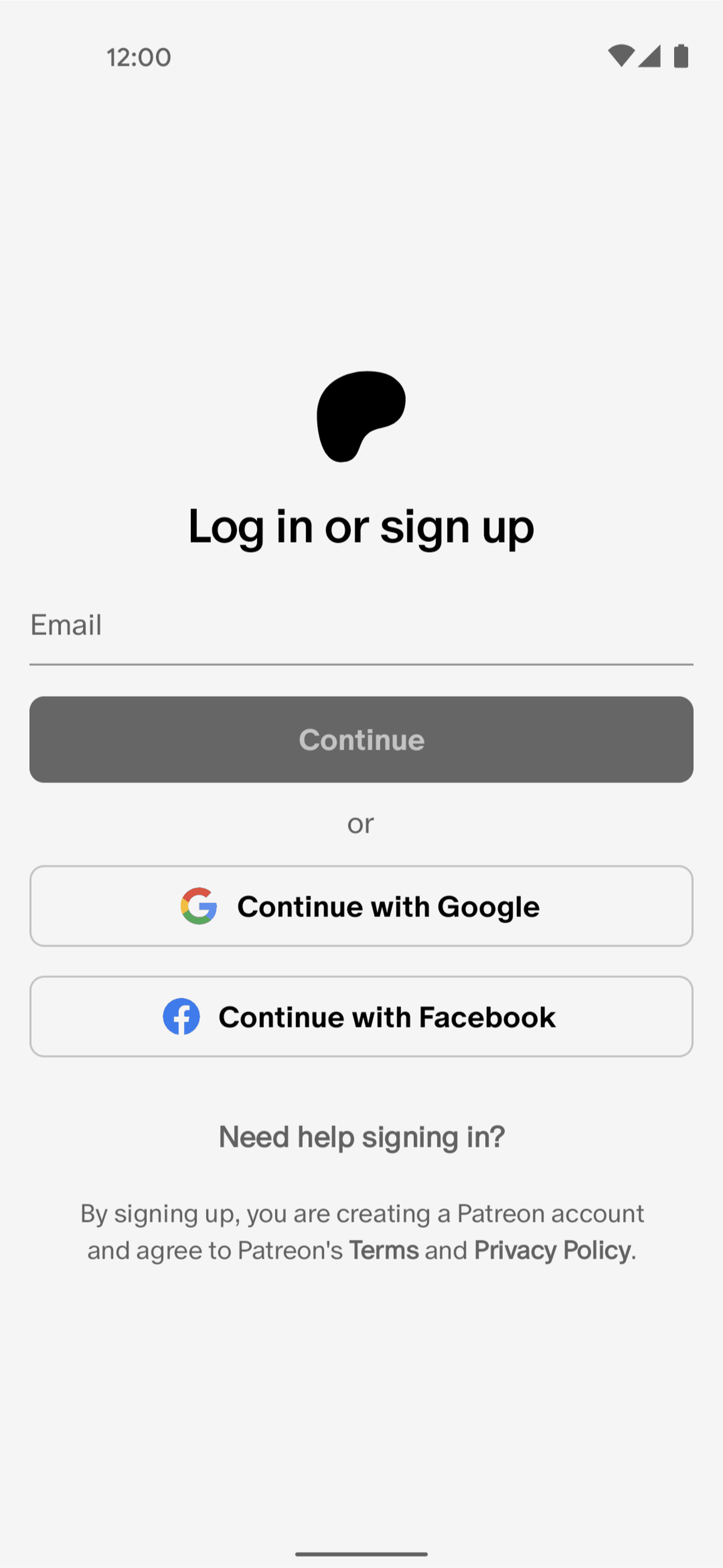 Patreon Android Social Networking interface screenshot 4