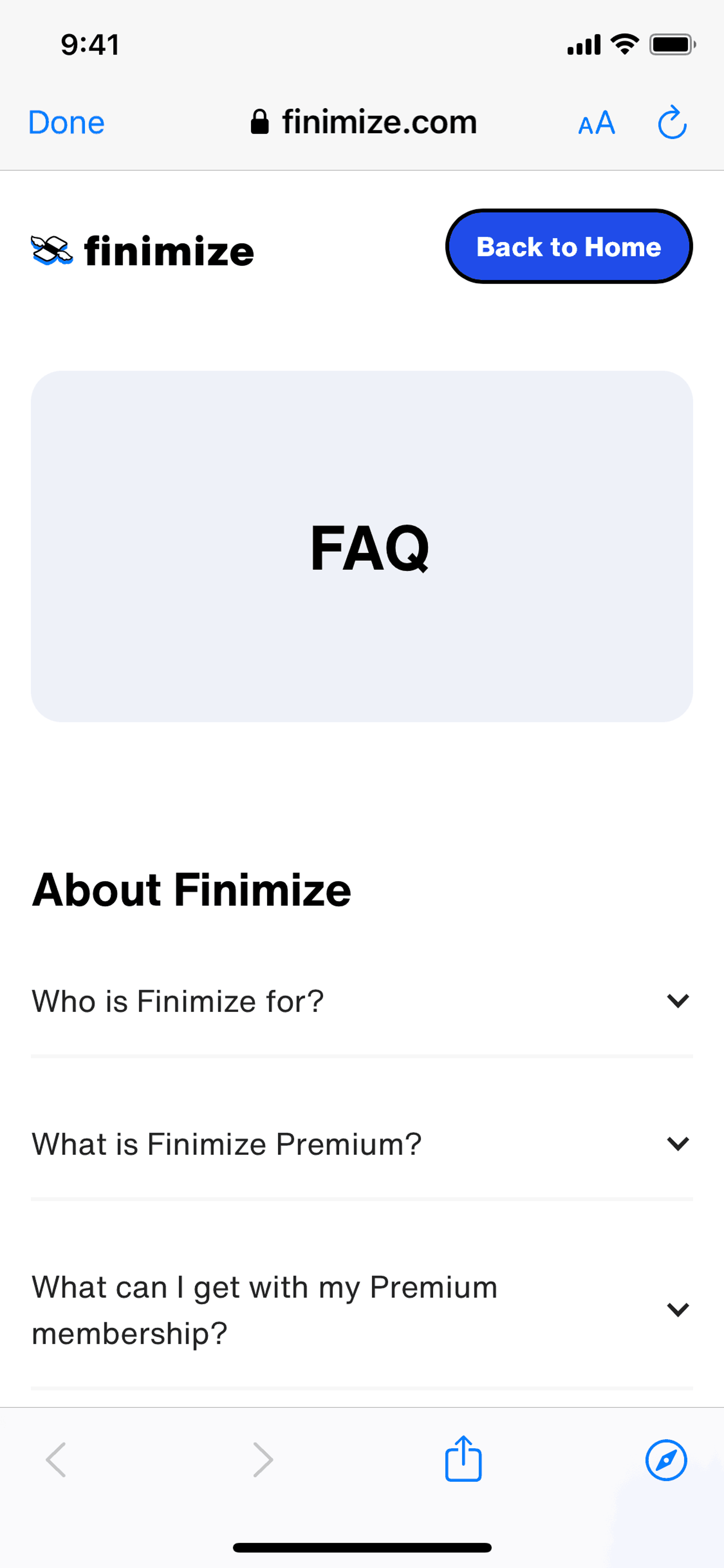 Finimize iOS Finance interface screenshot 22