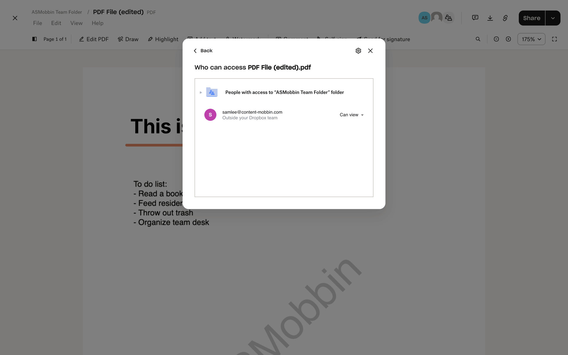 Dropbox Web Productivity interface screenshot 19