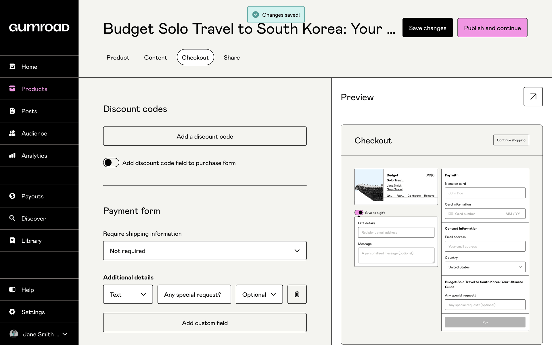 Gumroad Web Utilities interface screenshot 4