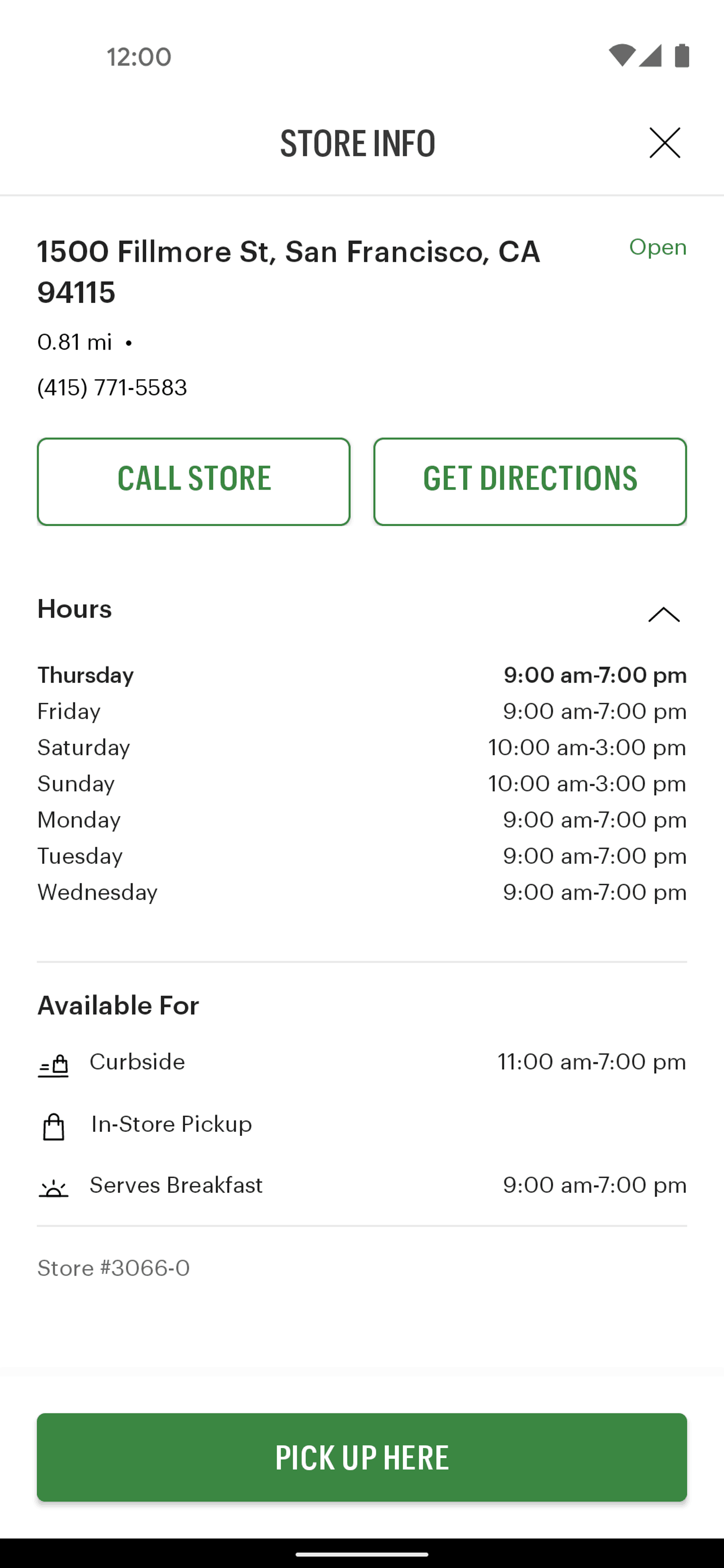 Subway Android Food & Drink interface screenshot 24