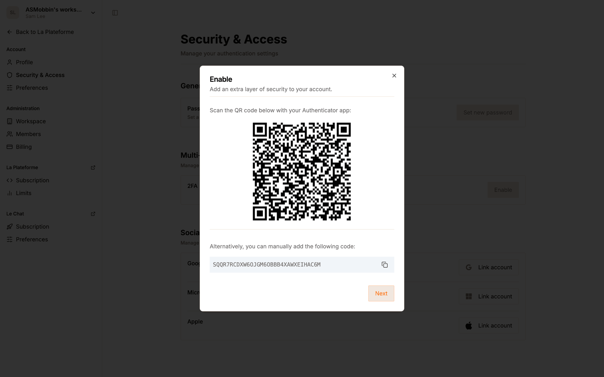 Mistral AI Web AI interface screenshot 18
