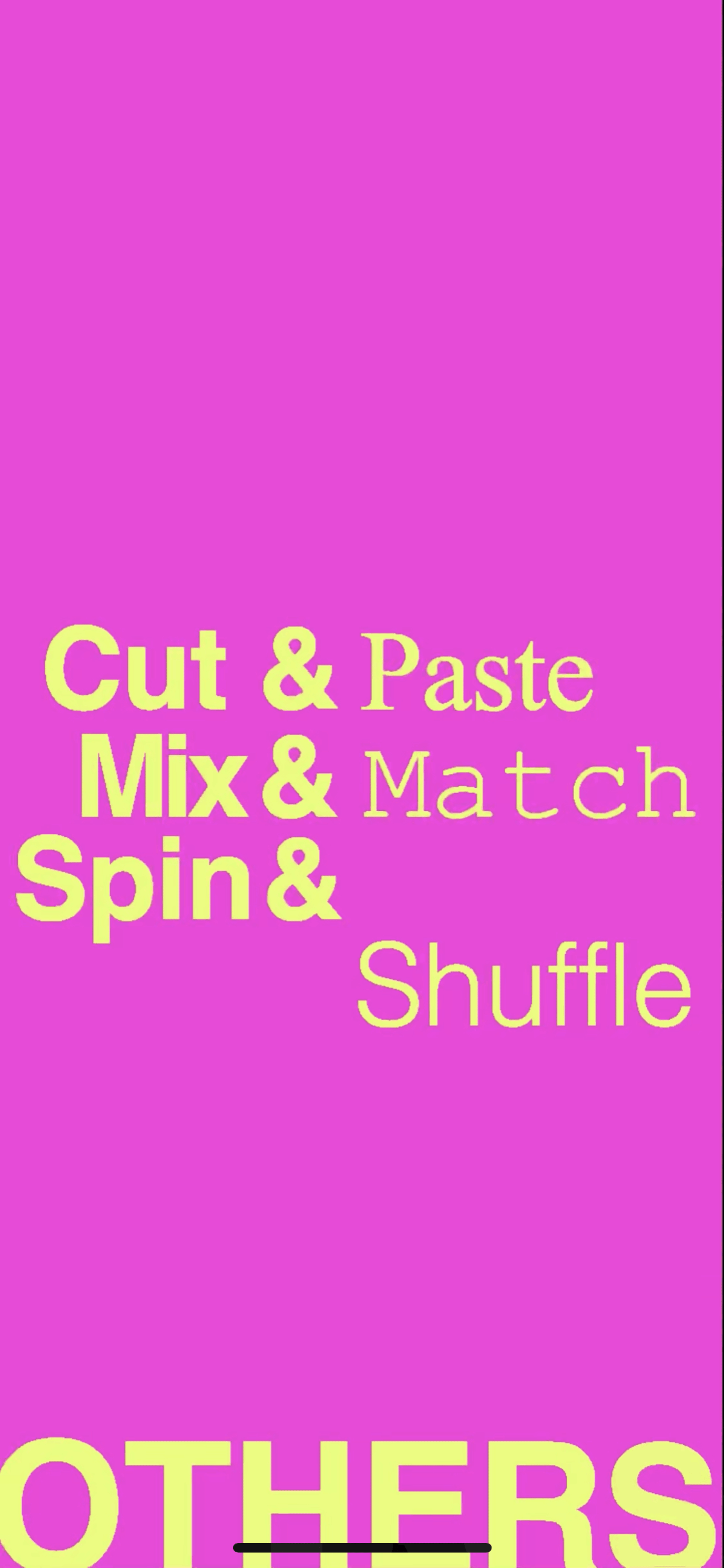 Shuffles by Pinterest iOS Photo & Video interface screenshot 5