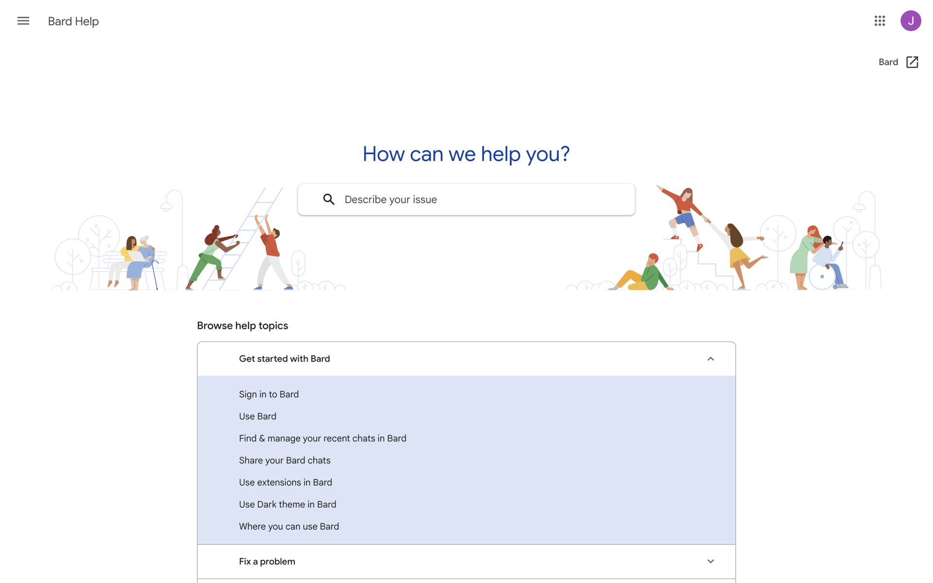 Bard Web AI interface screenshot 22