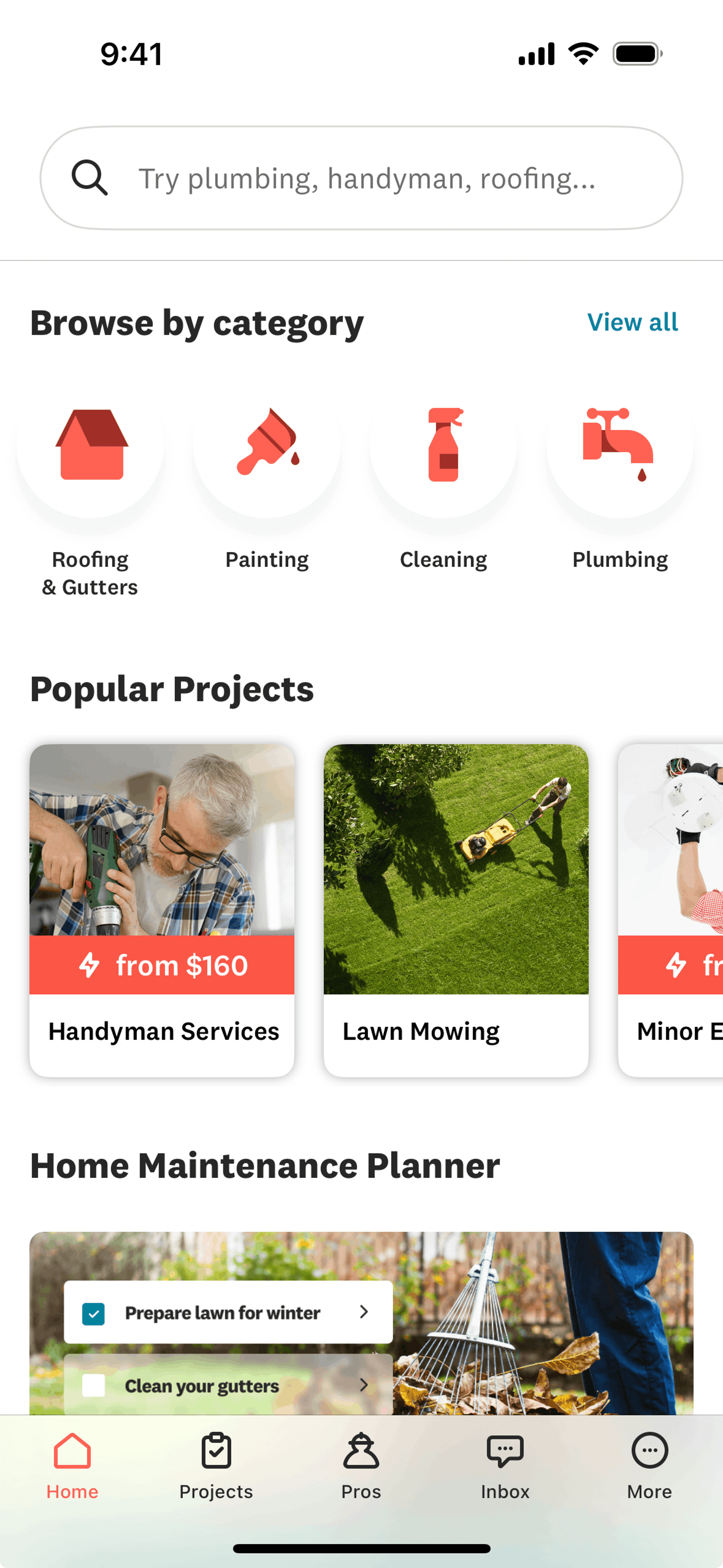 Angi iOS Lifestyle interface screenshot 6