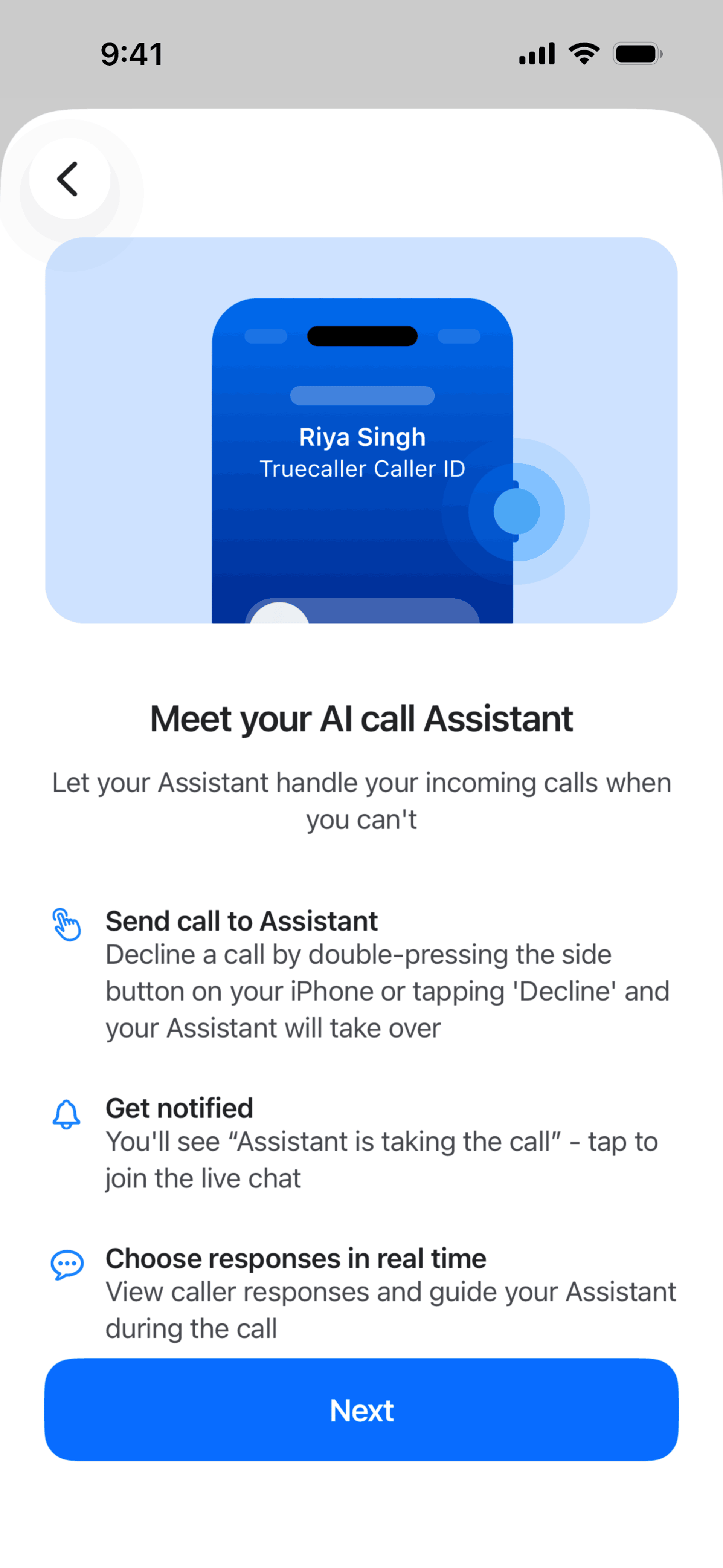 Truecaller iOS Utilities interface screenshot 19