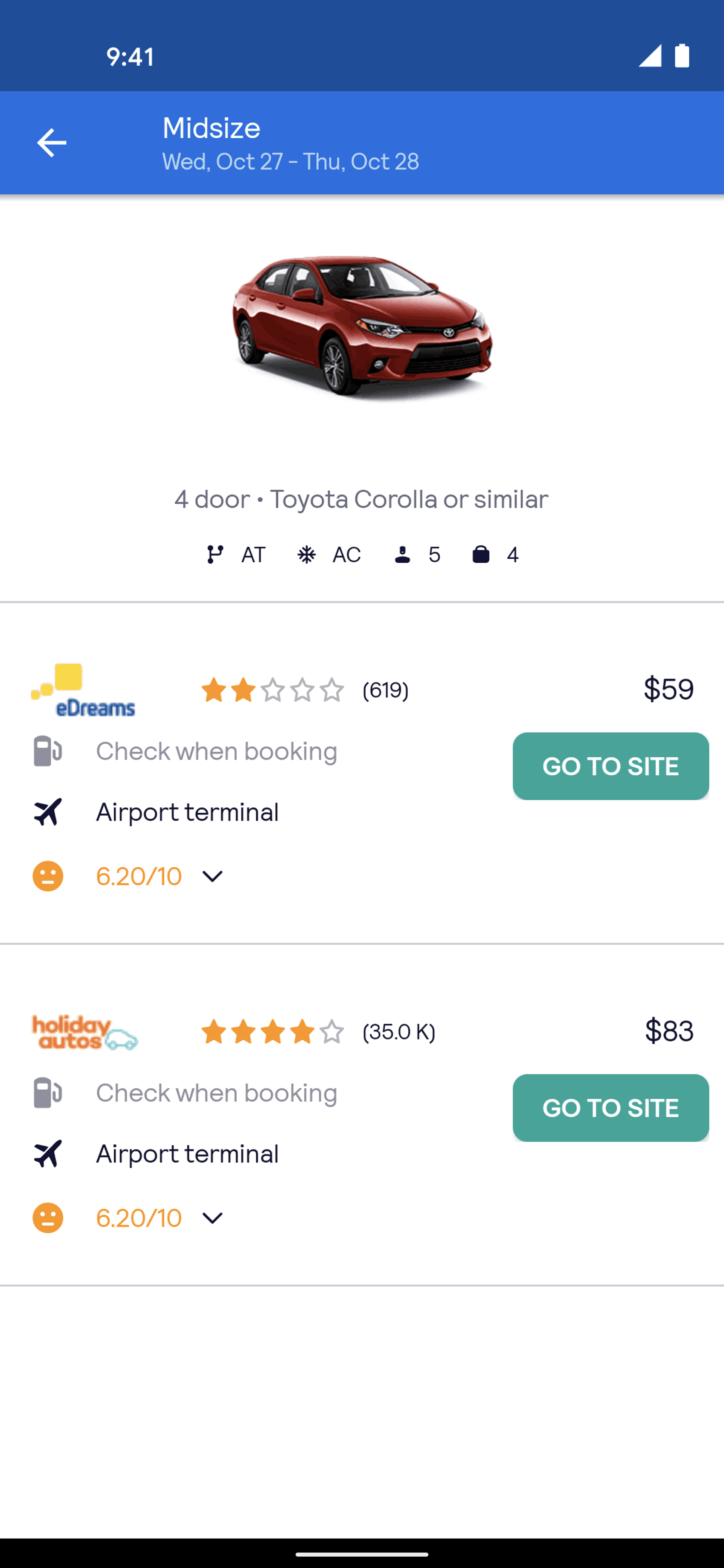 Skyscanner Android Travel & Transportation interface screenshot 7