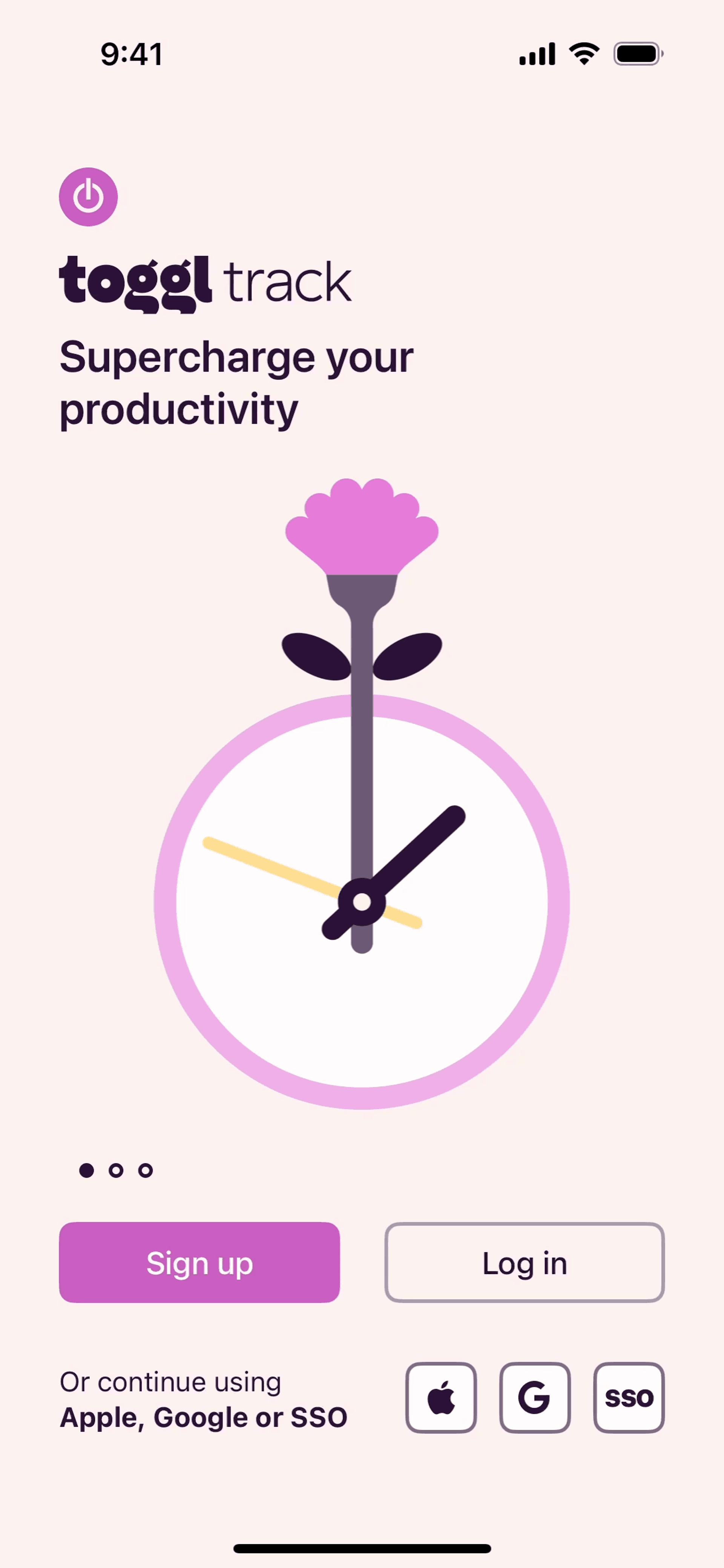 Toggl Track iOS Business interface screenshot 1