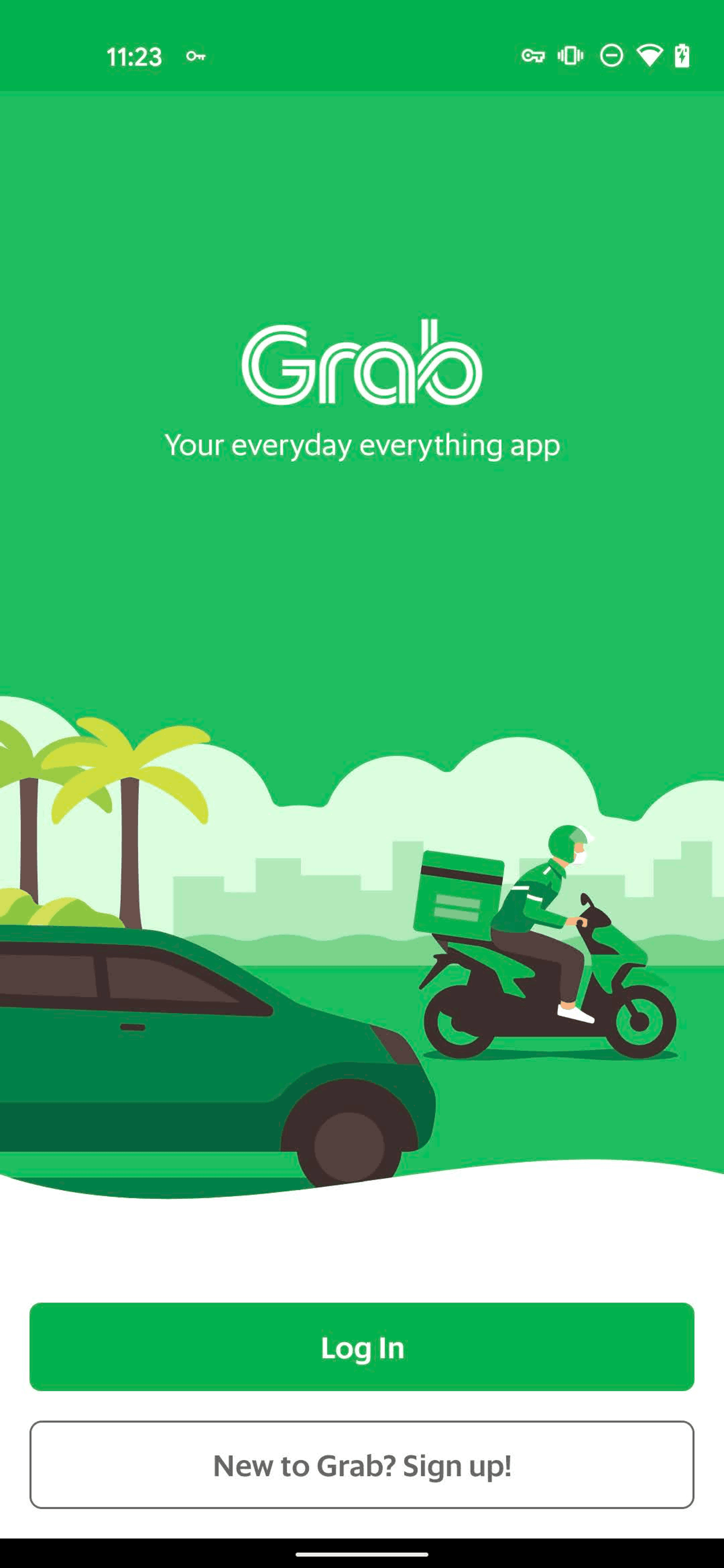 Grab Android Finance interface screenshot 2