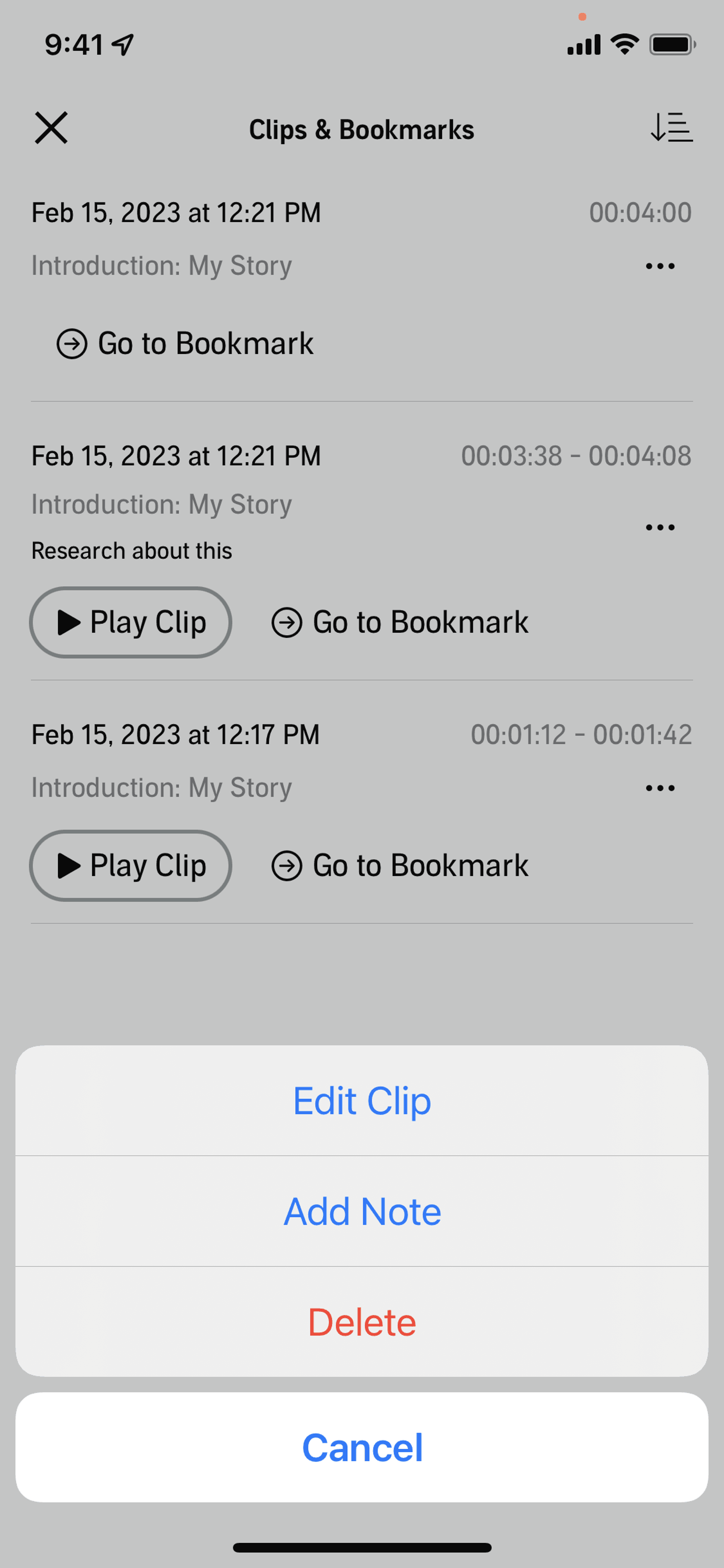 Audible iOS Entertainment interface screenshot 9