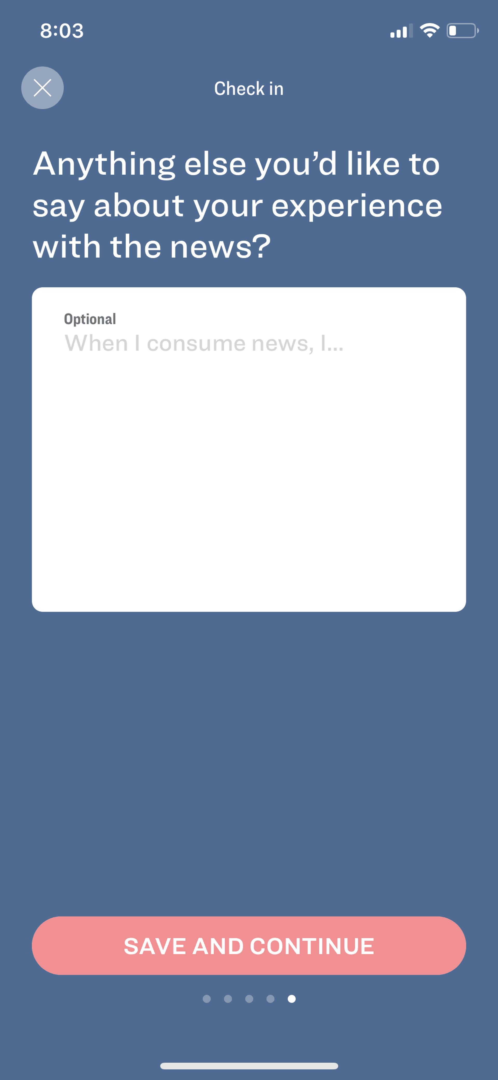 Sift iOS News interface screenshot 5