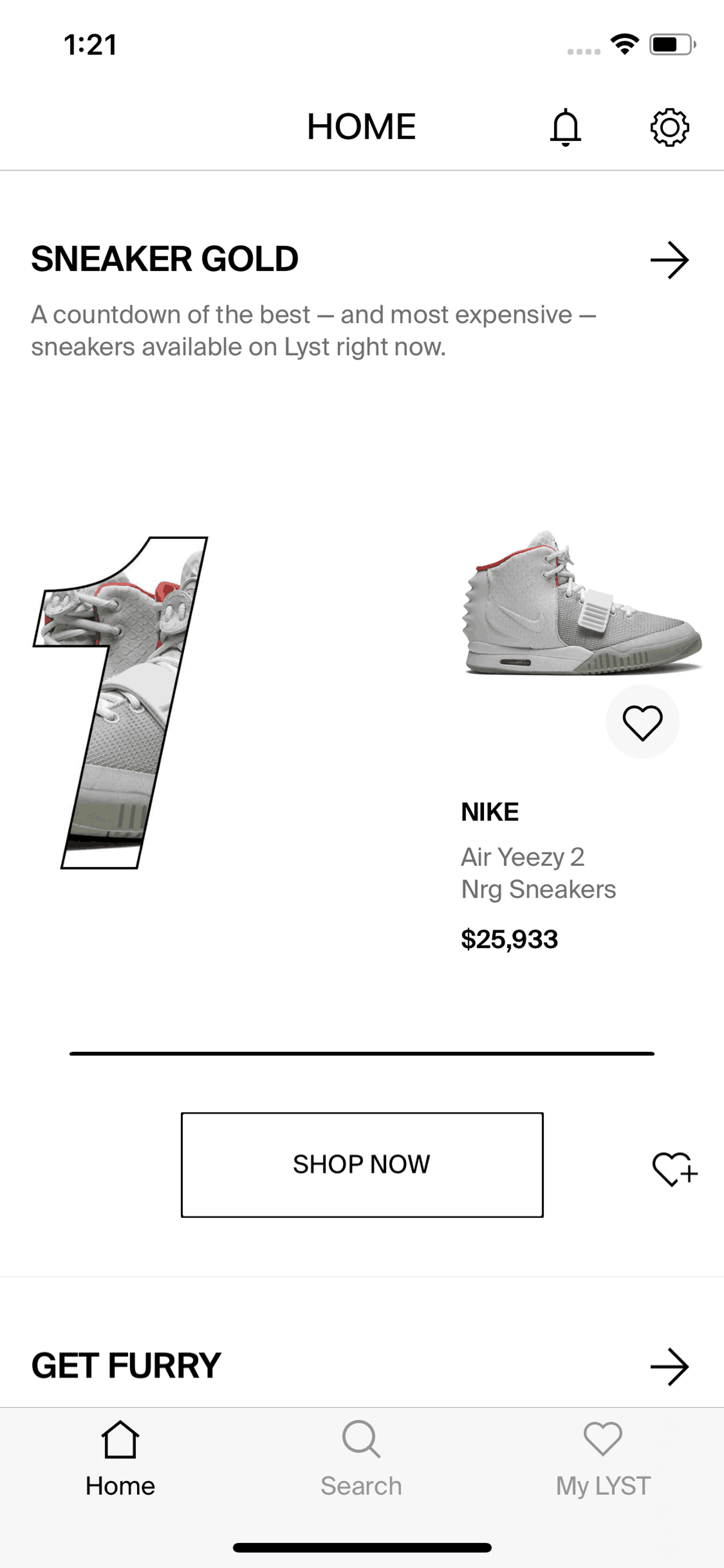 Lyst iOS Shopping interface screenshot 22