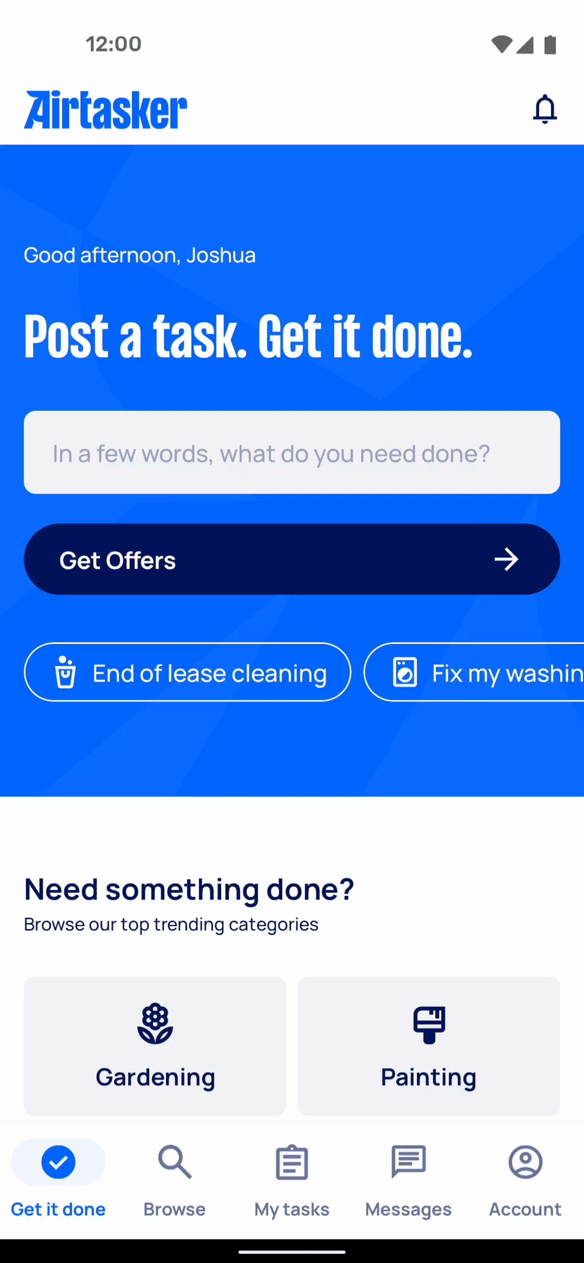 Airtasker Android Business interface screenshot 9