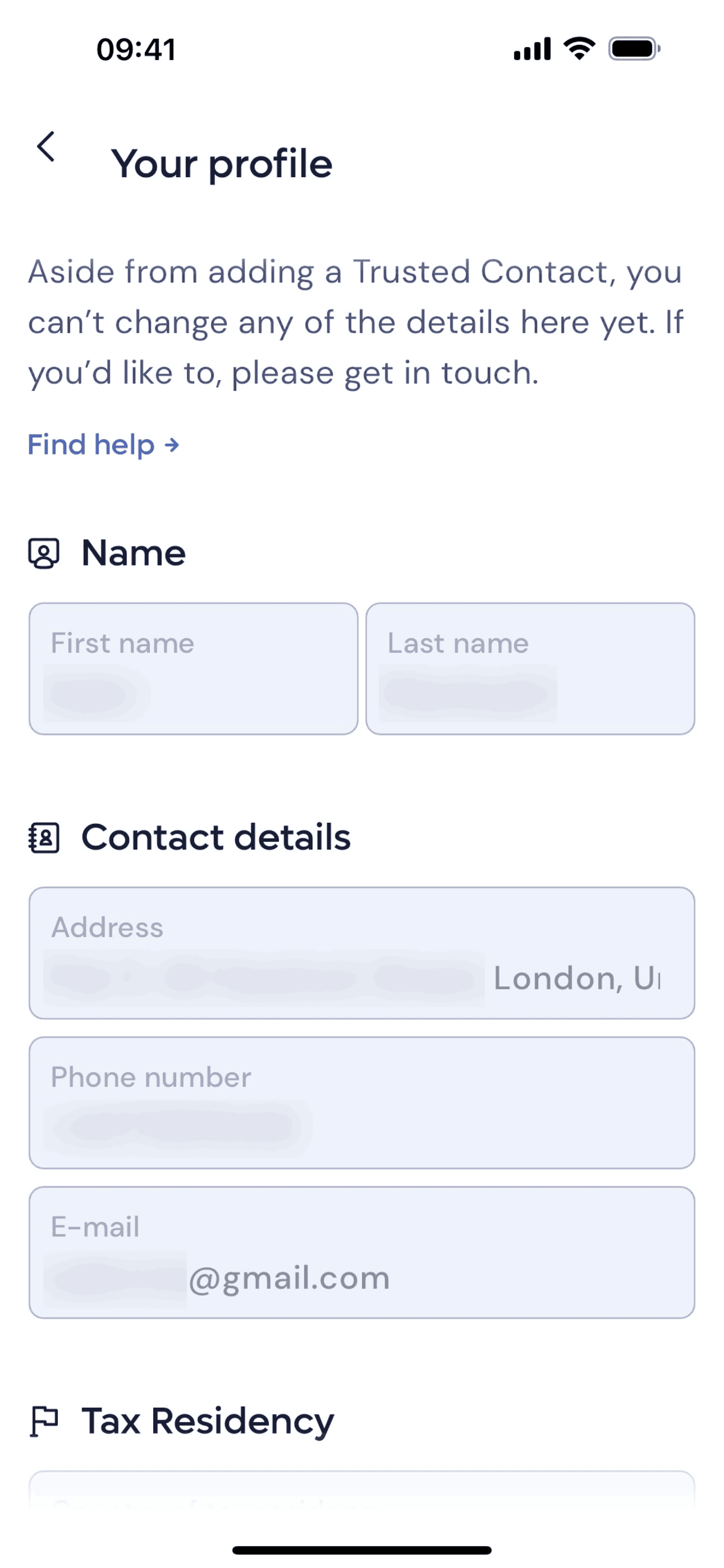 Lightyear iOS Finance interface screenshot 6