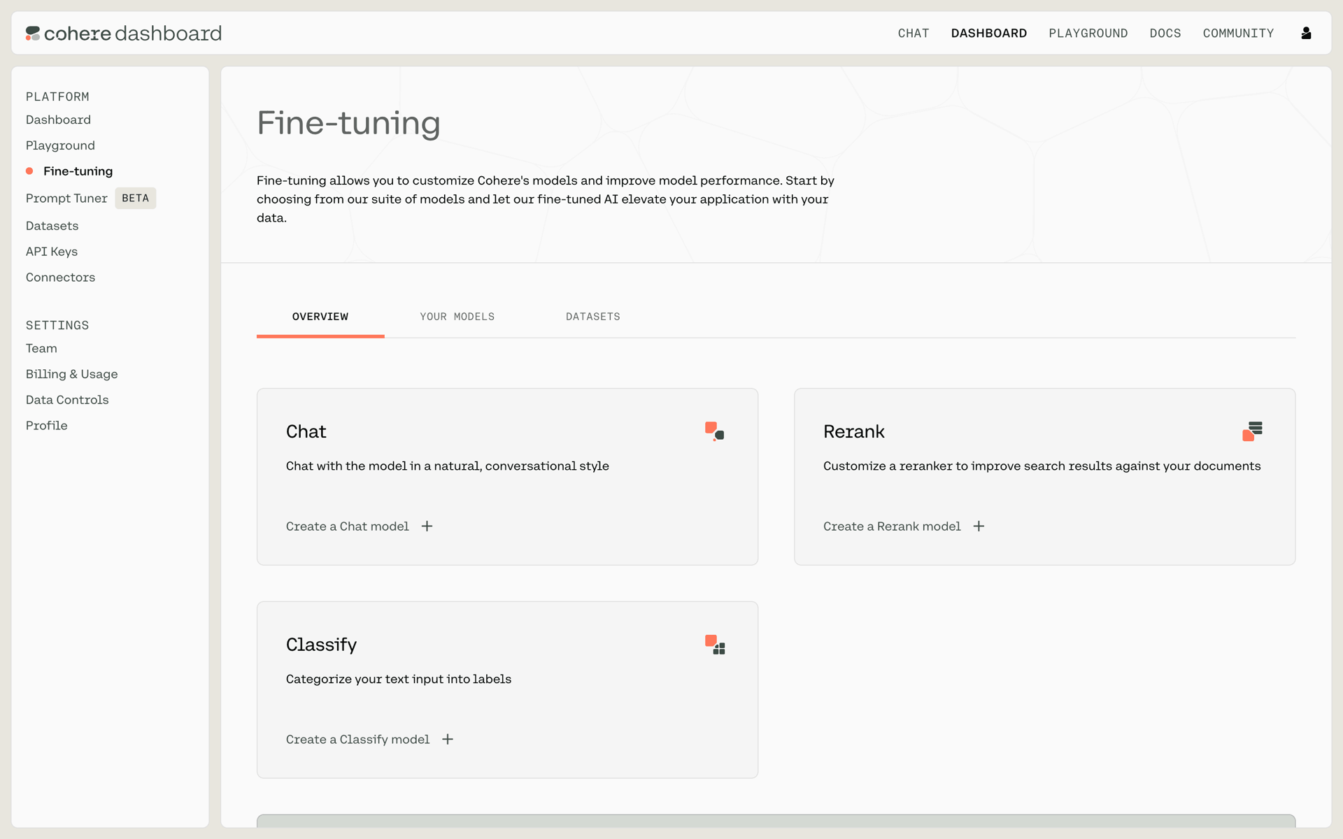 Cohere Web AI interface screenshot 6