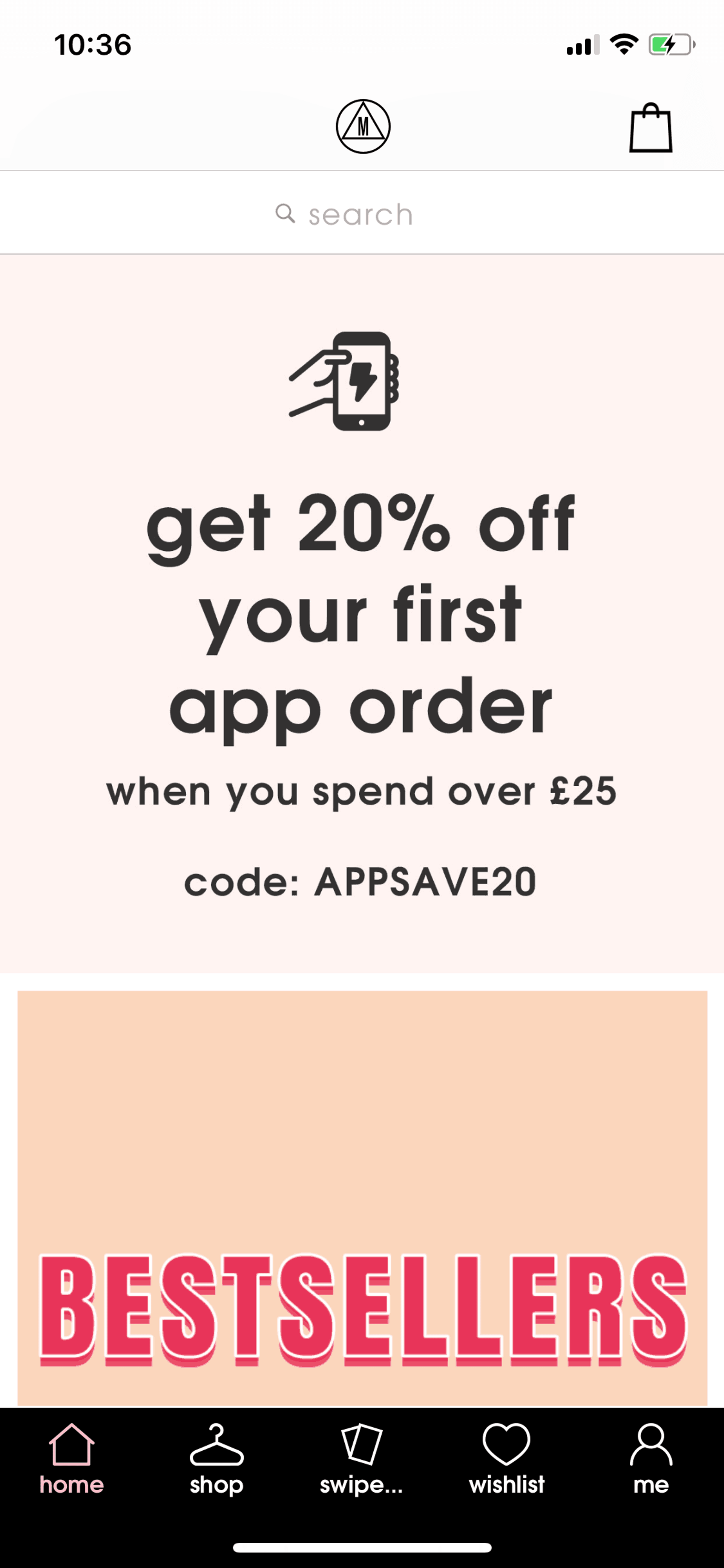 Missguided iOS Shopping interface screenshot 6