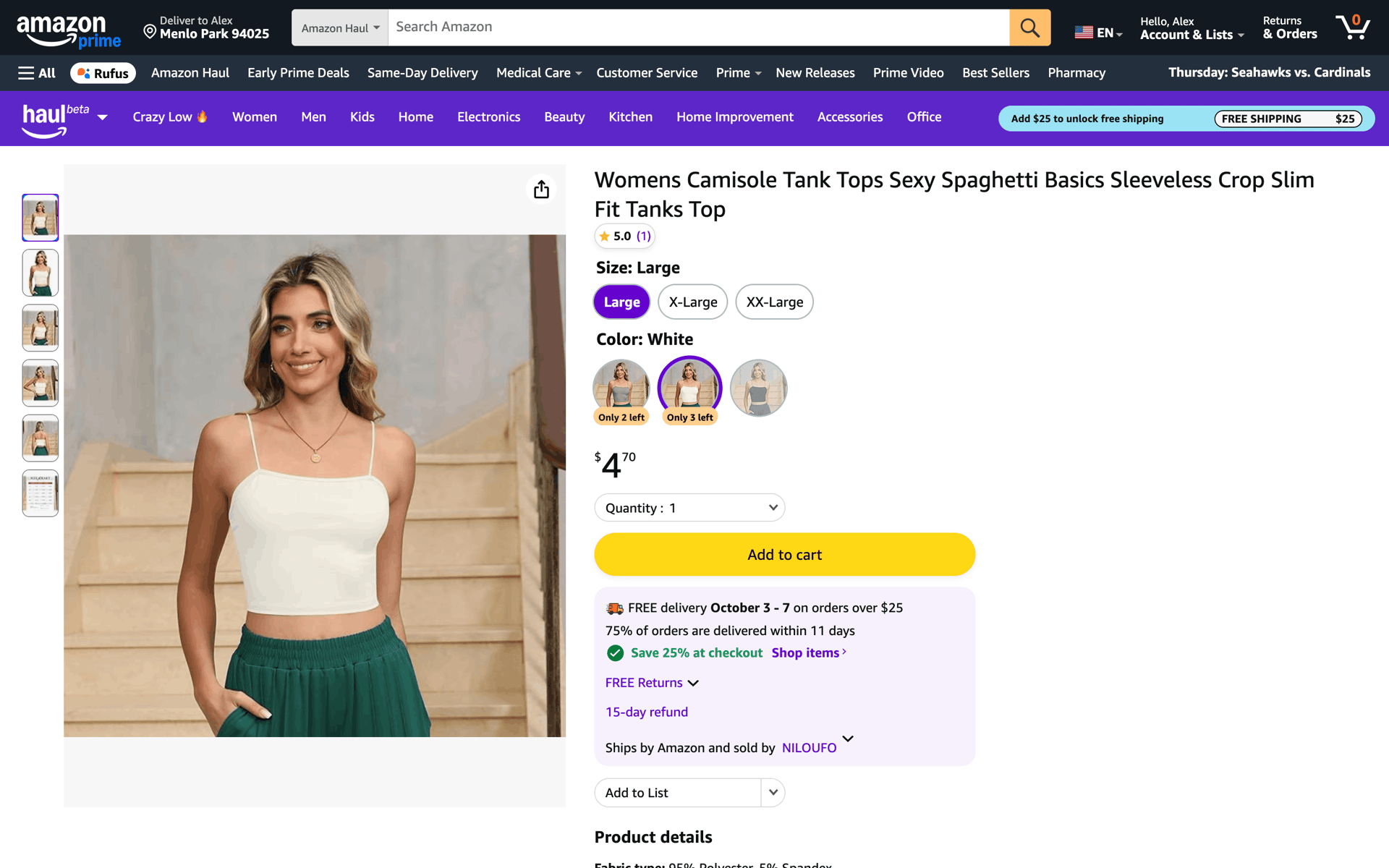 Amazon Web Shopping interface screenshot 24