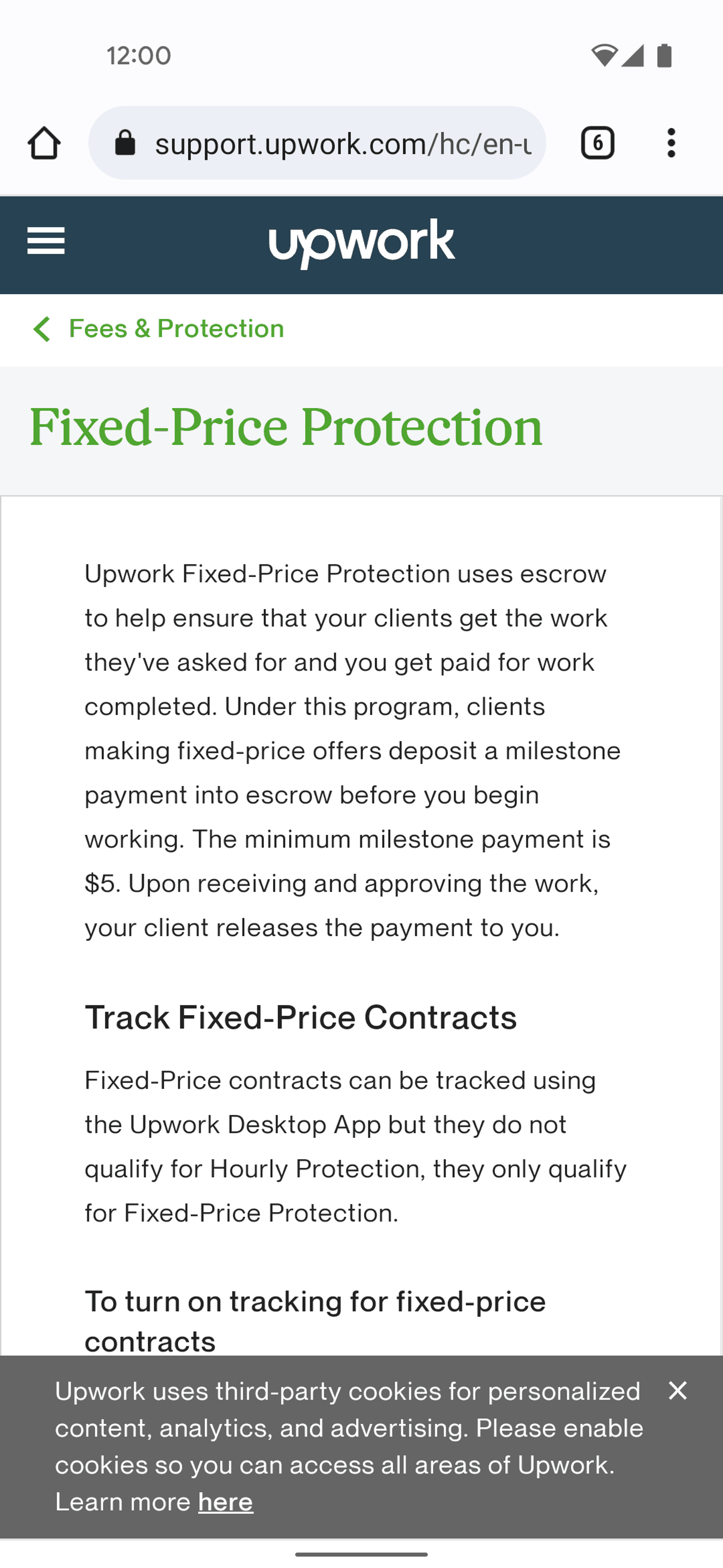 Upwork Android Business interface screenshot 21