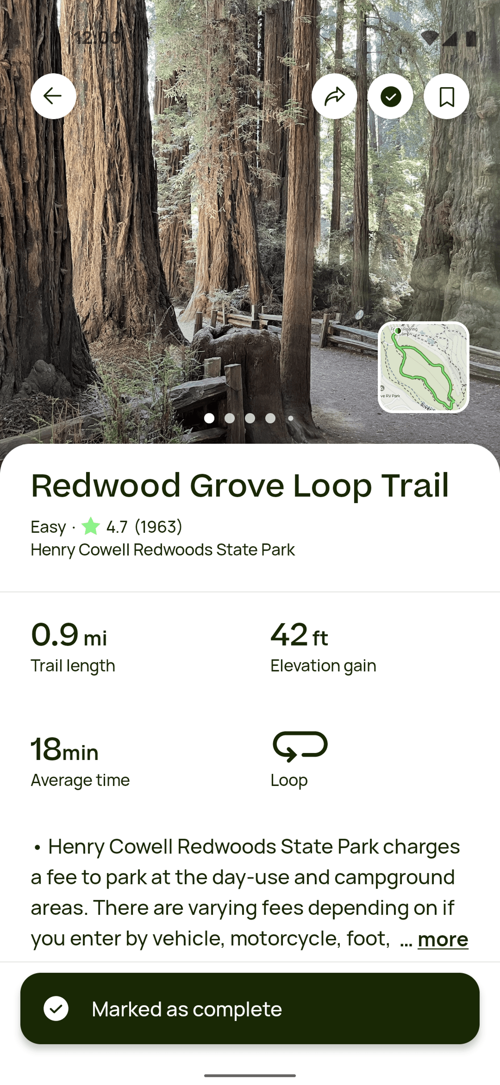 AllTrails Android Health & Fitness interface screenshot 4