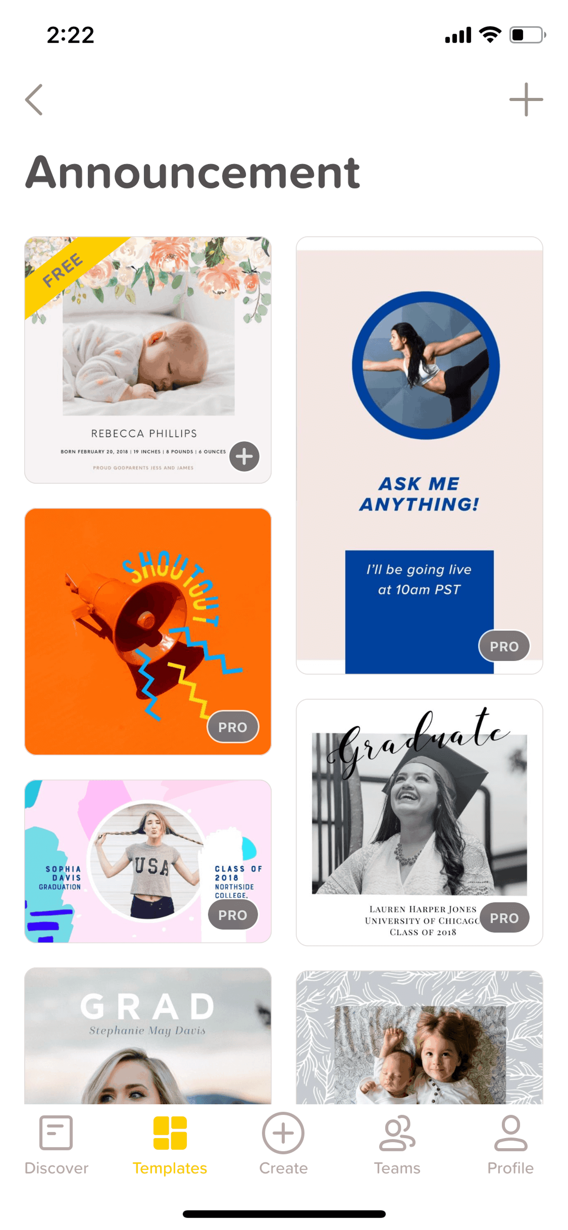 GoDaddy Studio iOS Photo & Video interface screenshot 22