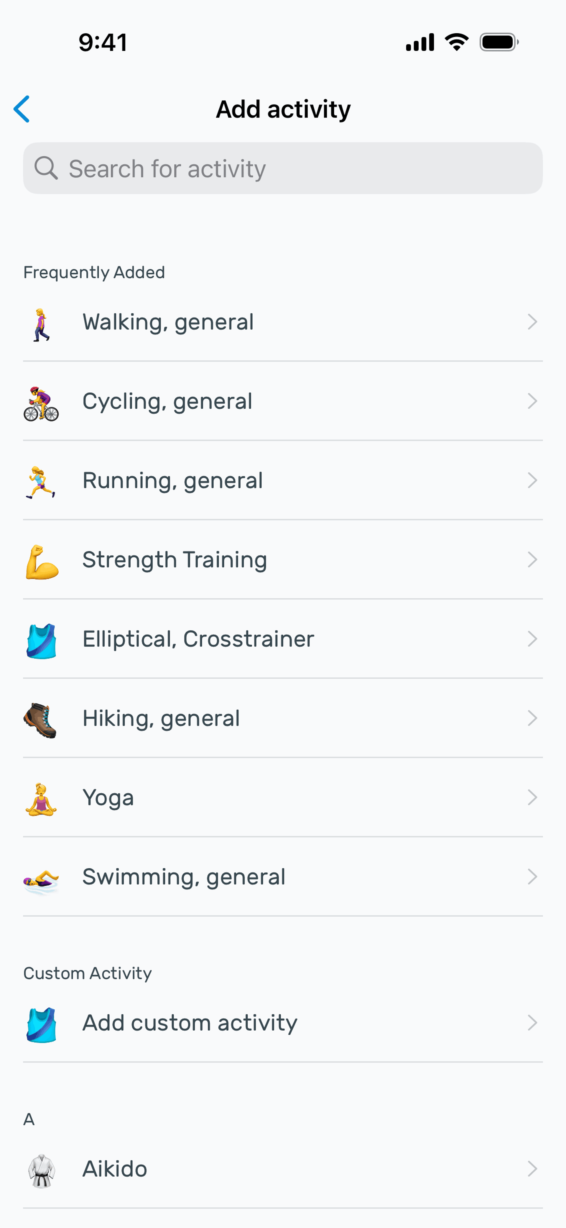 Yazio iOS Health & Fitness interface screenshot 5
