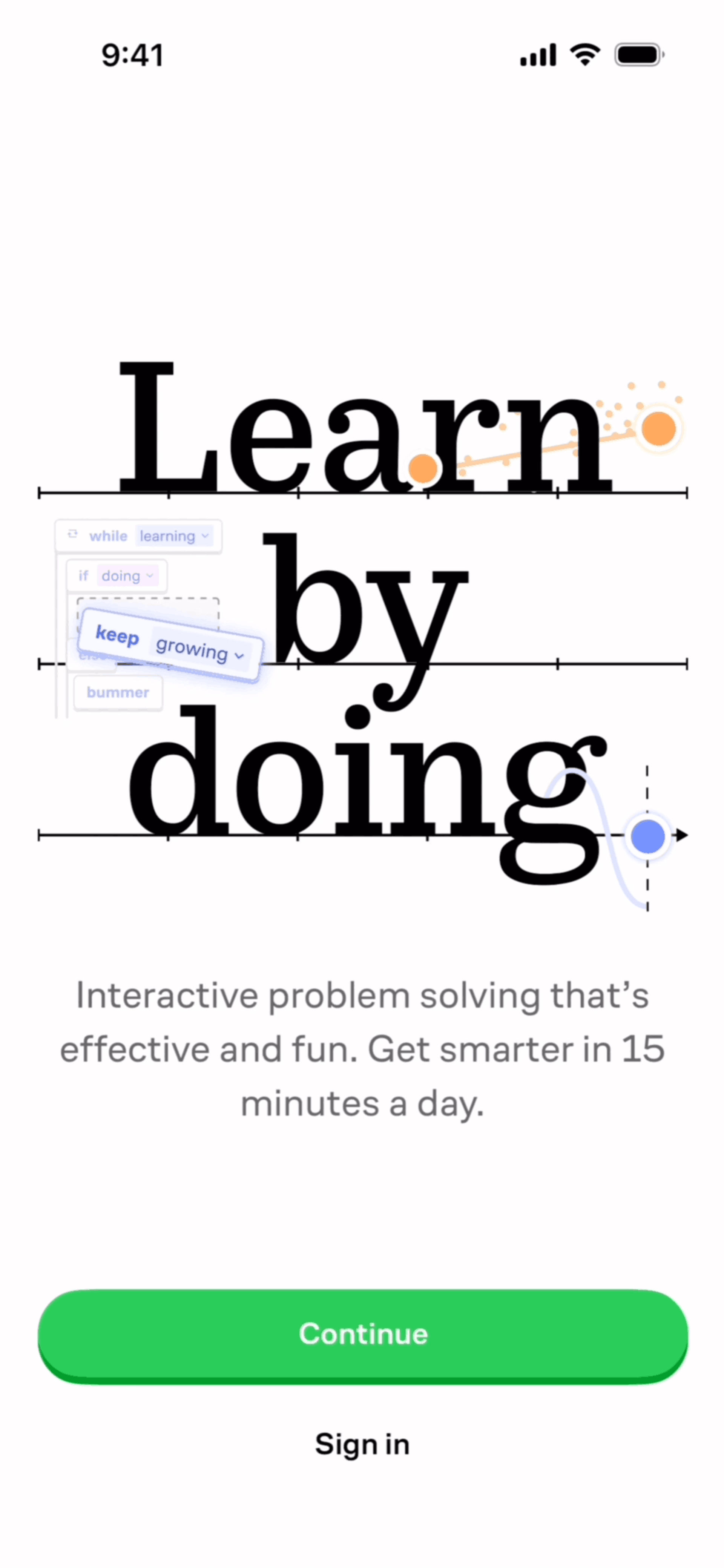 Brilliant iOS Education interface screenshot 2