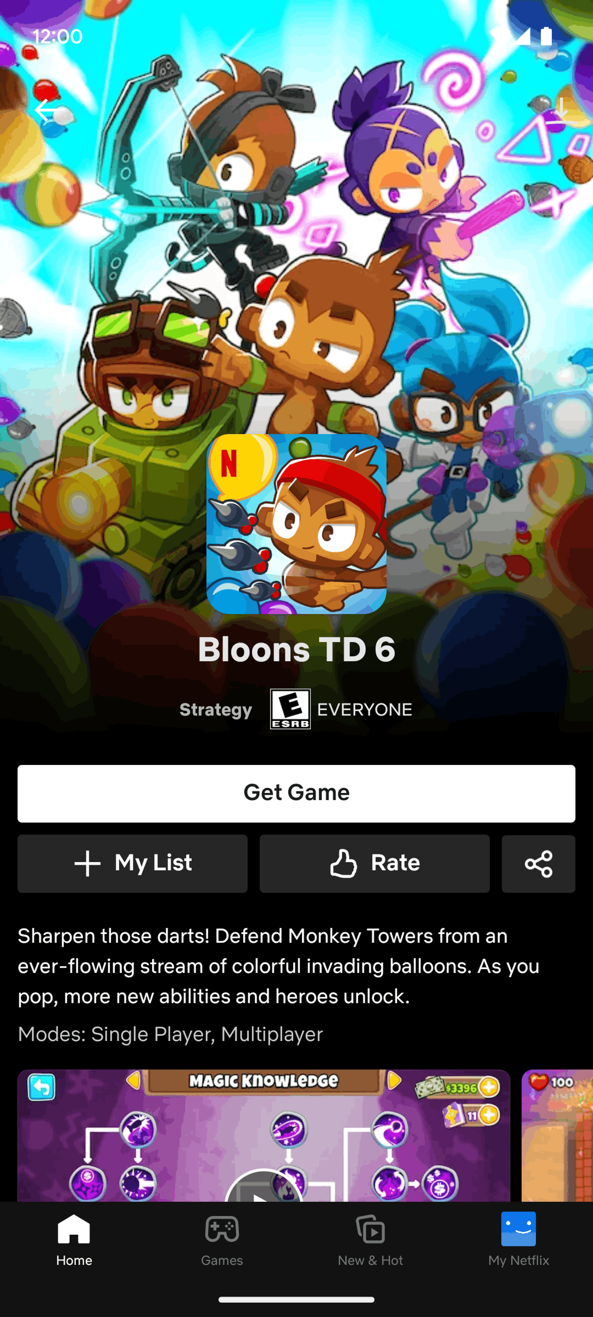 Netflix Android Entertainment interface screenshot 24