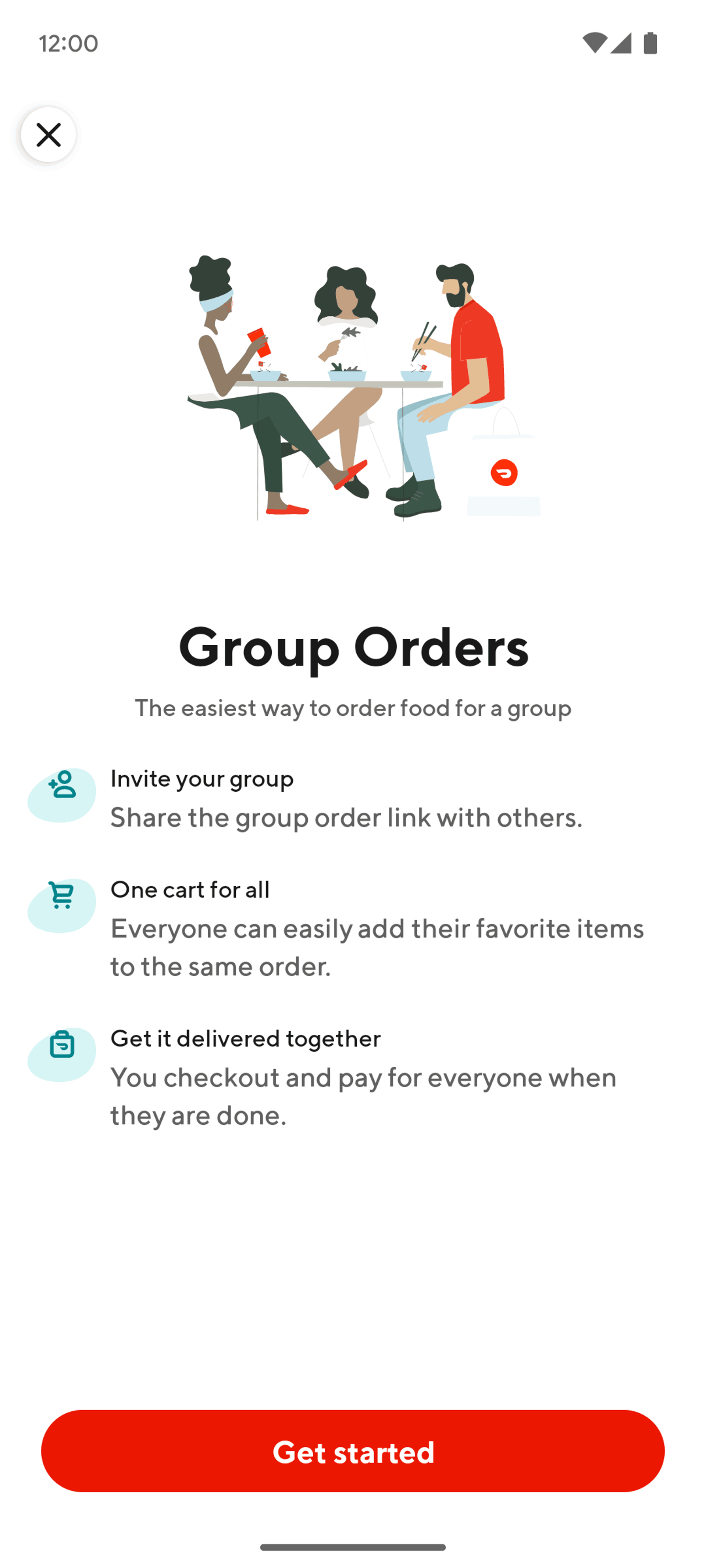 DoorDash Android Shopping interface screenshot 3
