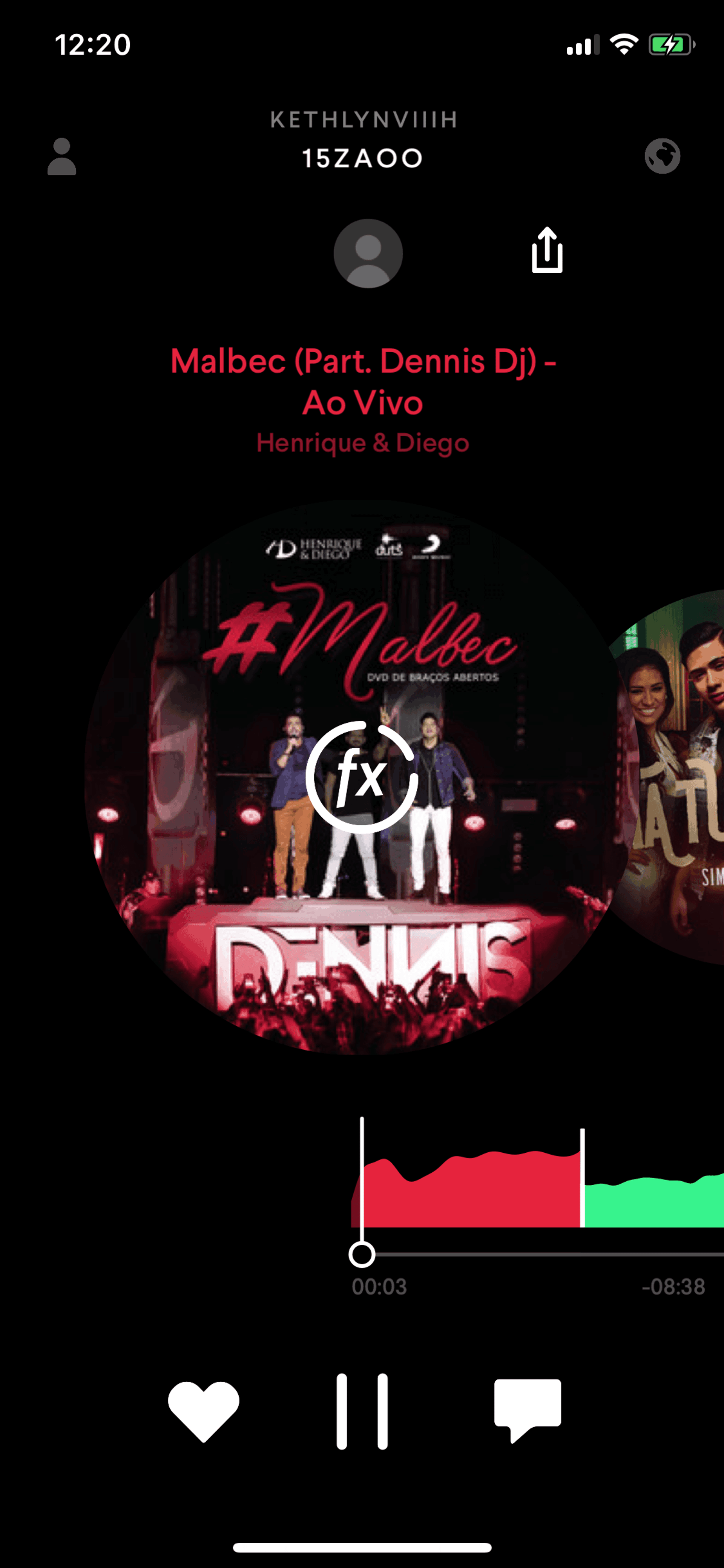 Pacemaker iOS Music & Audio interface screenshot 24