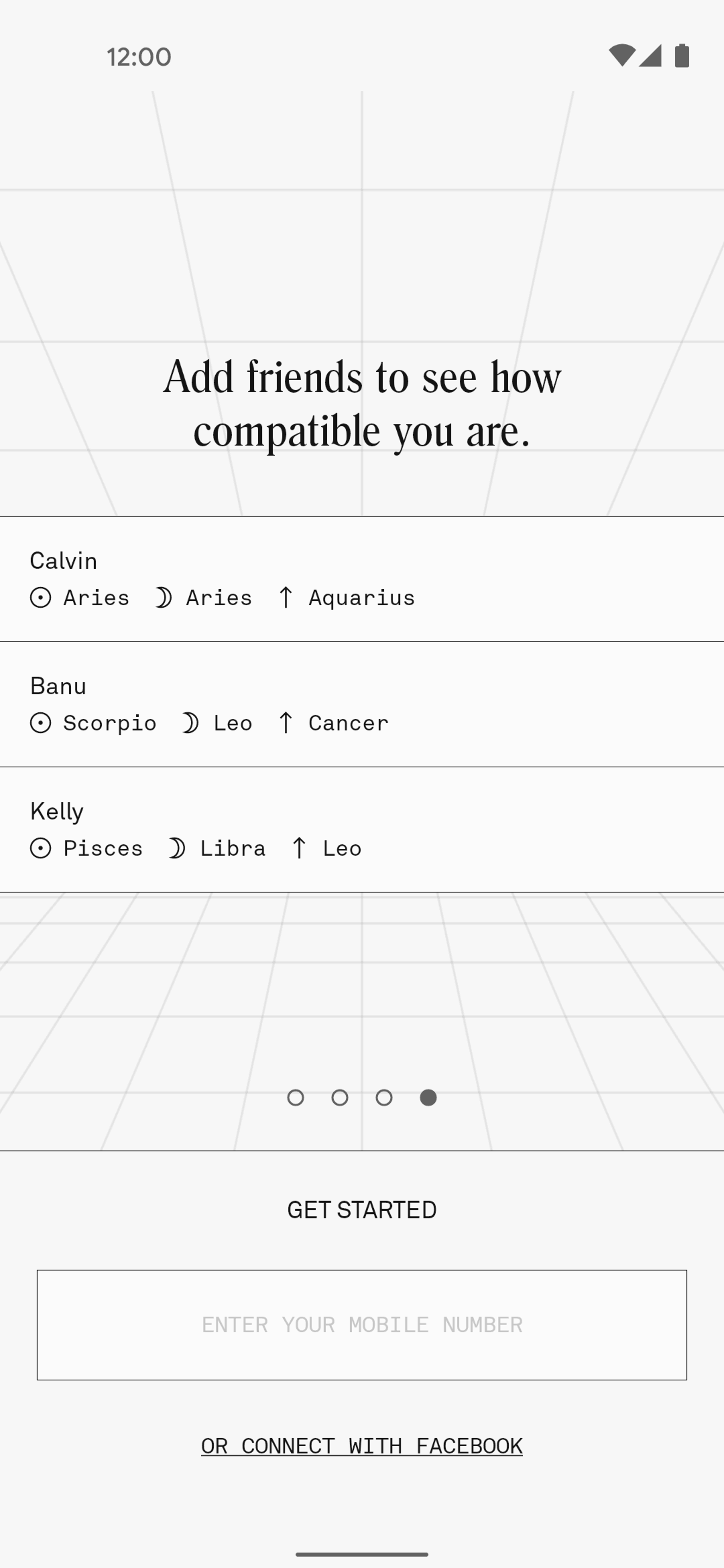 Co–Star Android Lifestyle interface screenshot 4