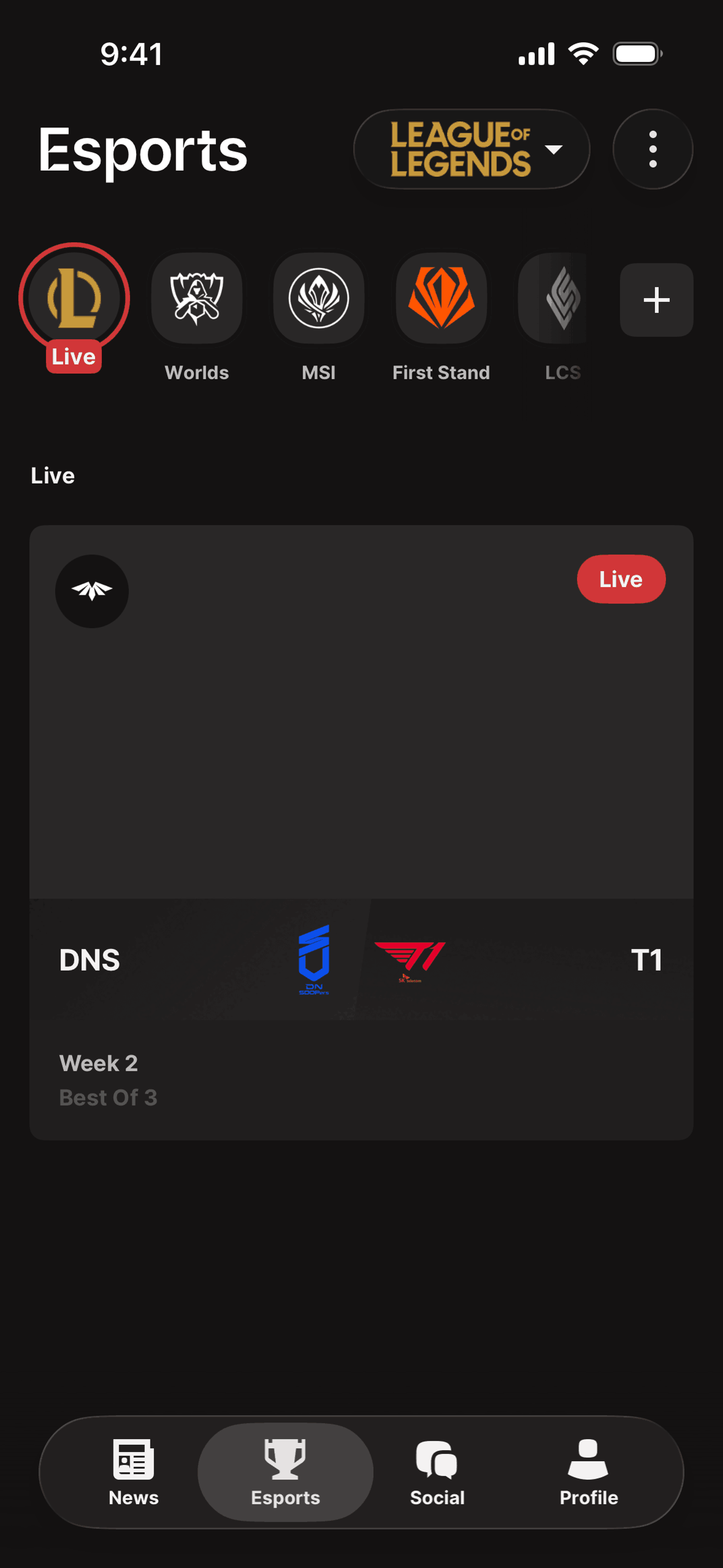 Riot Mobile iOS Entertainment interface screenshot 8
